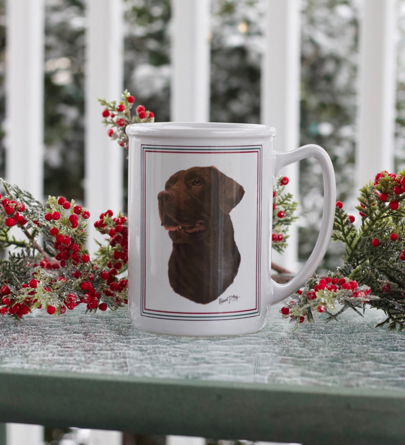 Chocolate Lab QPI Mug 16oz