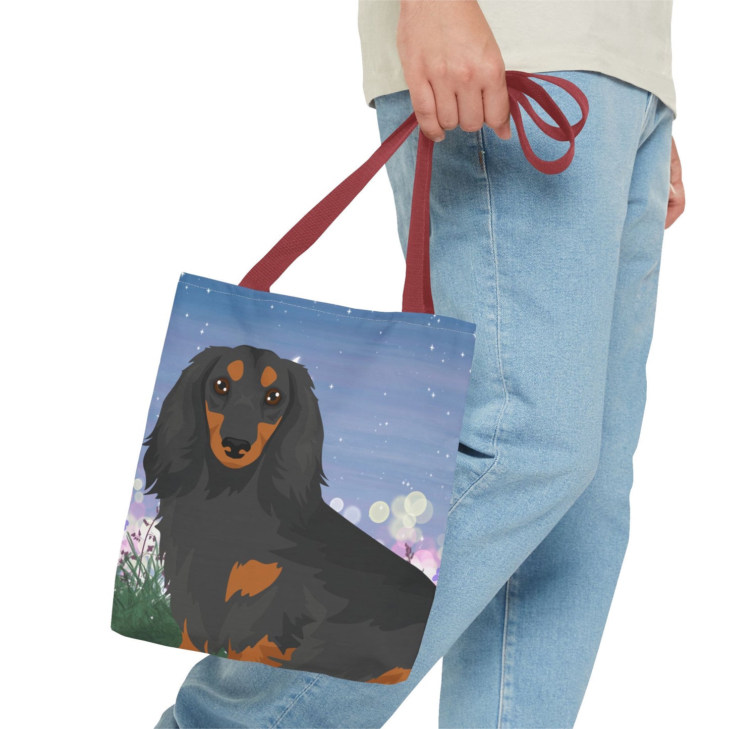 Dachshund Dog Tote Bag 13x13