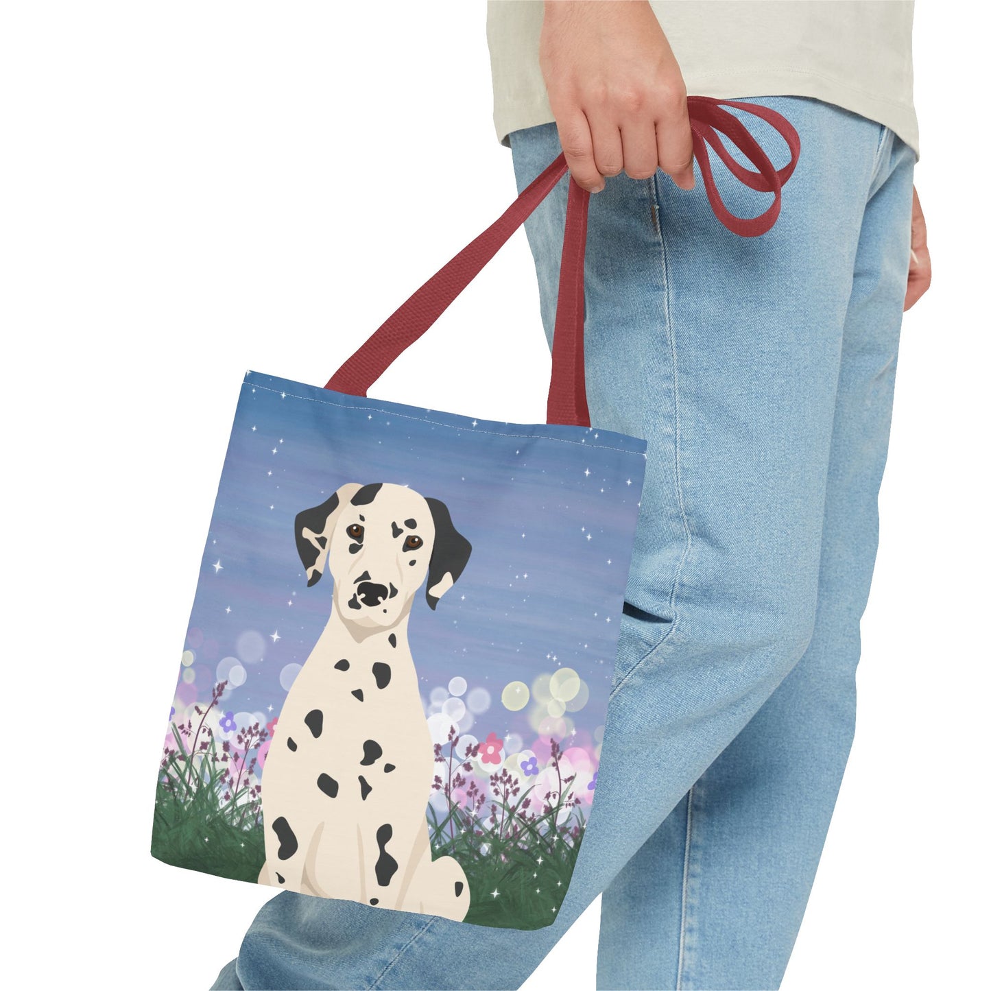 Dalmatian Dog Tote Bag 13x13