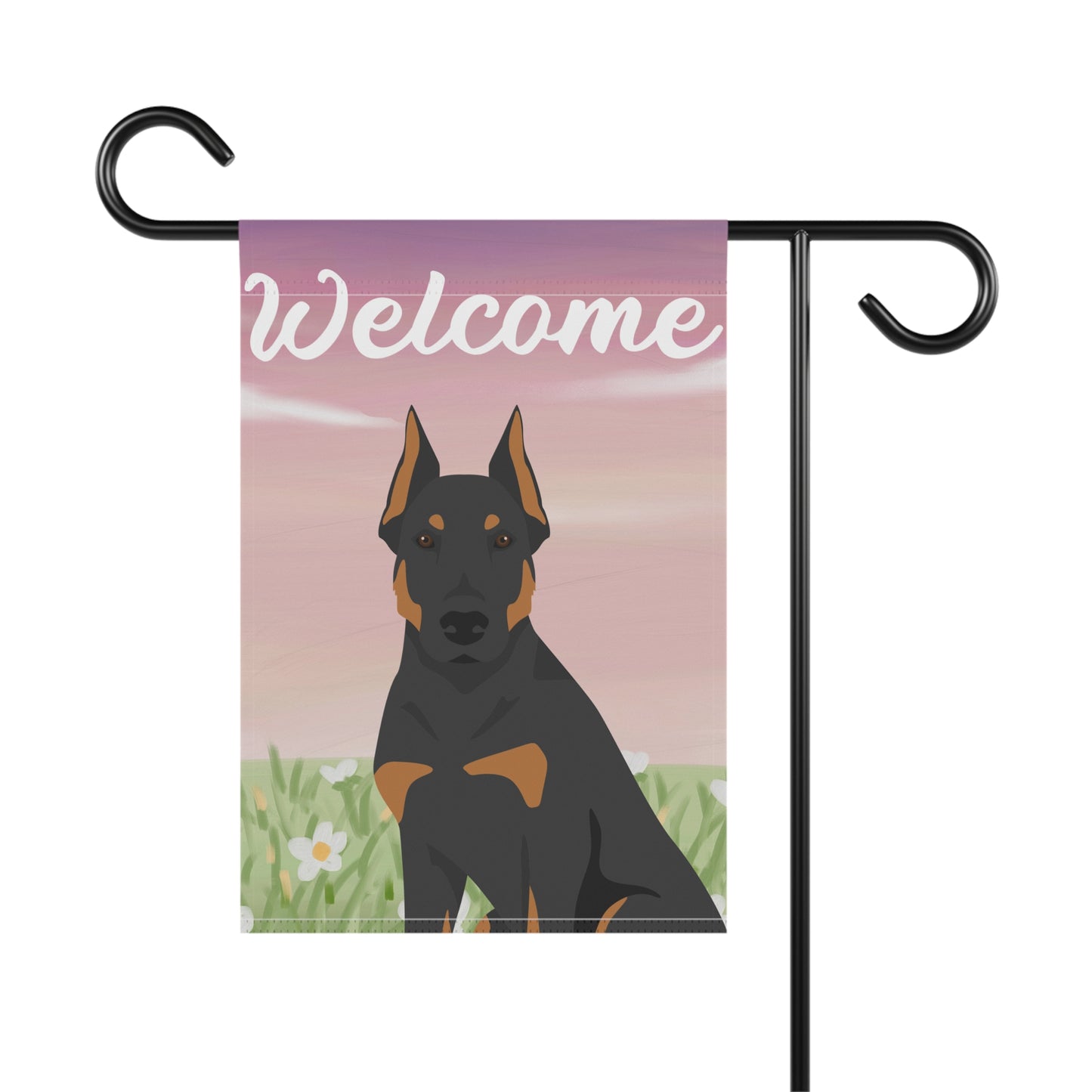 Beauceron Dog Welcome Garden Flag
