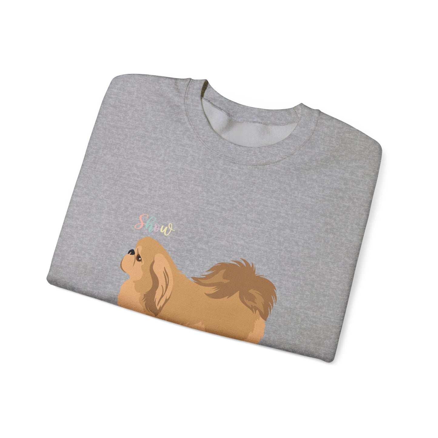 Pekingese Dog Unisex Heavy Blend Crewneck Sweatshirt