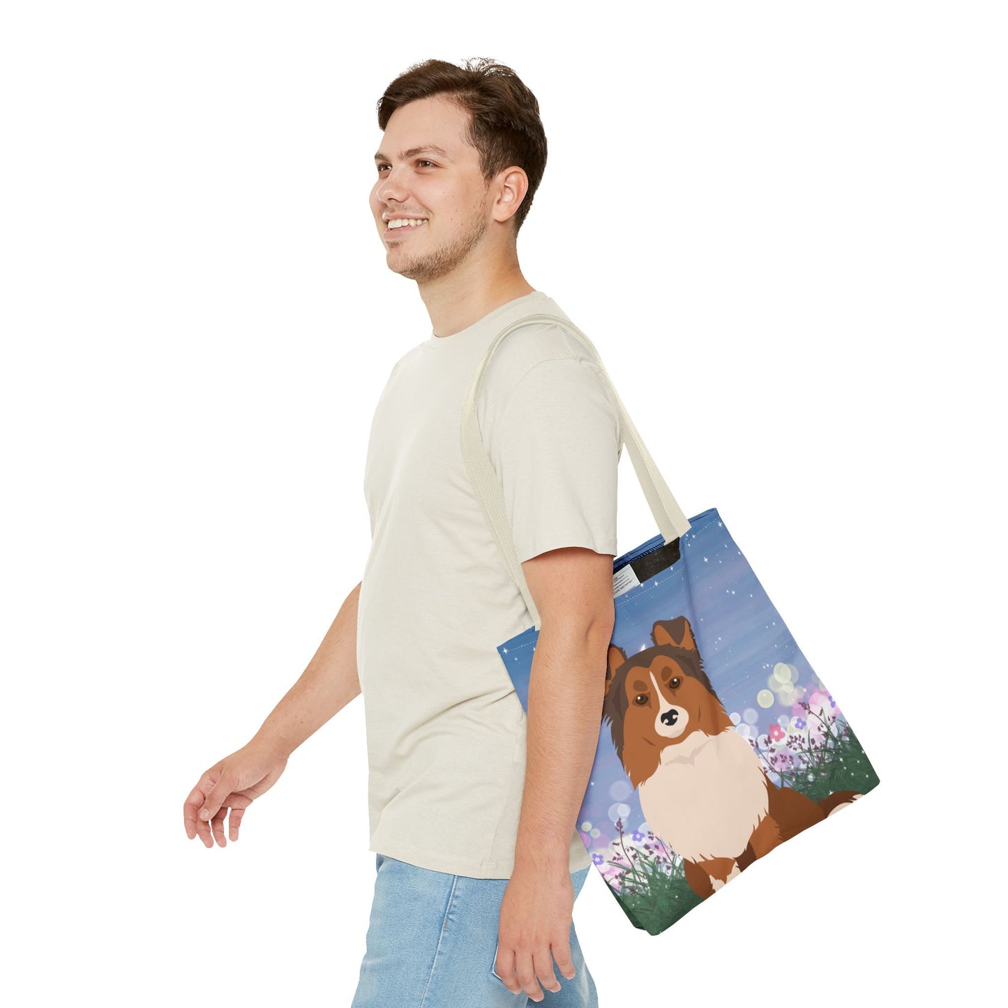 Shetland Sheepdog Dog Tote Bag 16x16