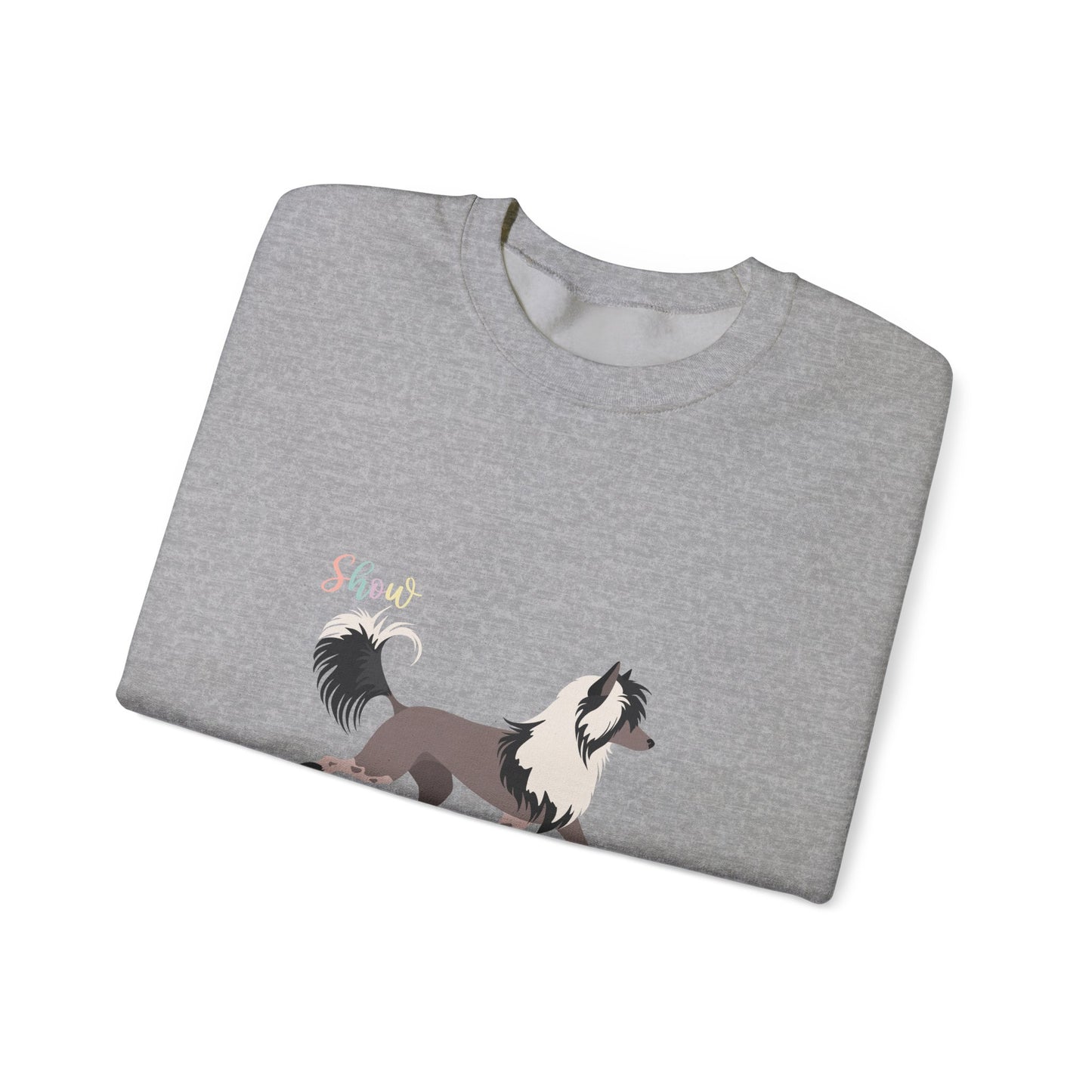 Chinese Crested Dog Dog Unisex Heavy Blend Crewneck Sweatshirt