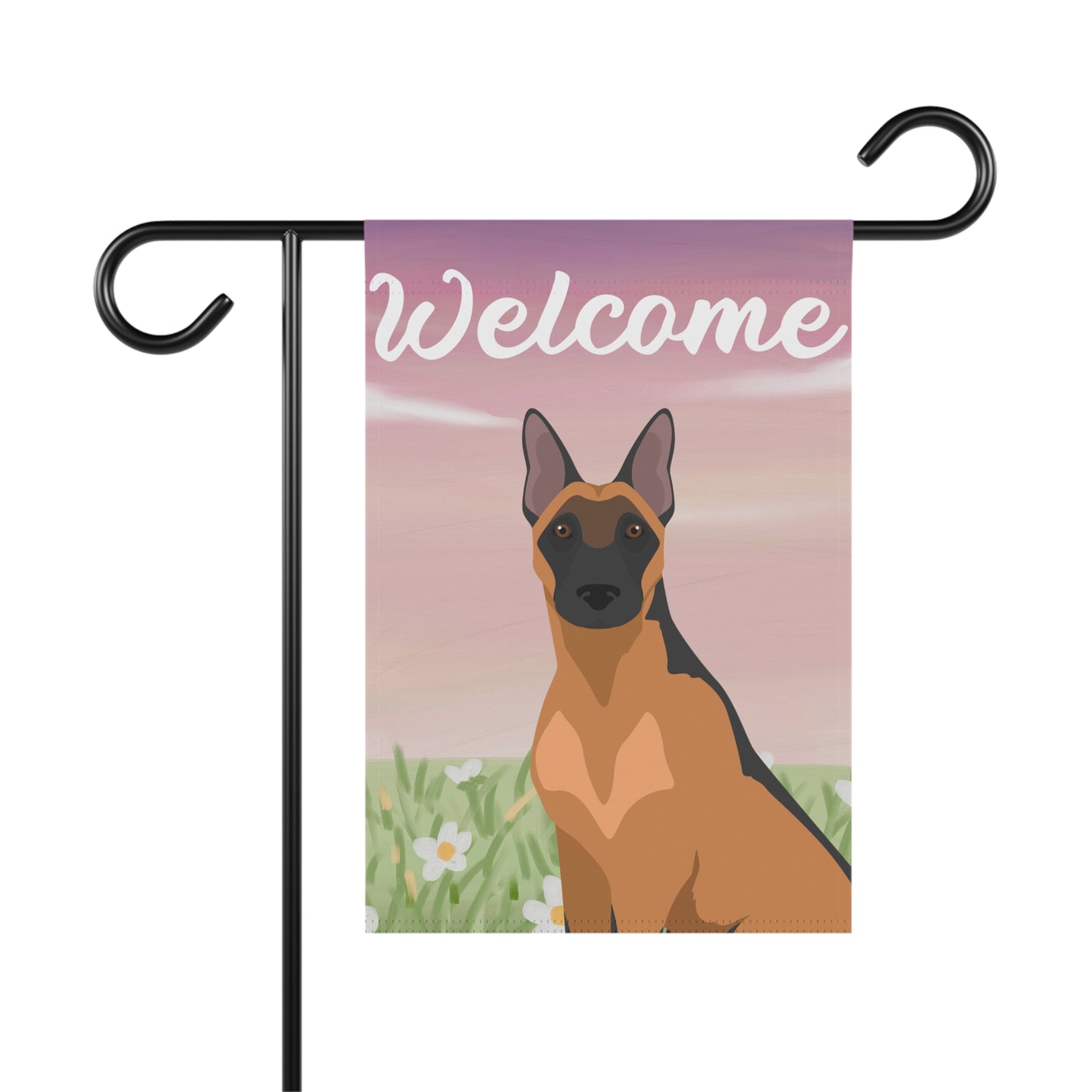 Belgian Malinois Dog Welcome Garden Flag