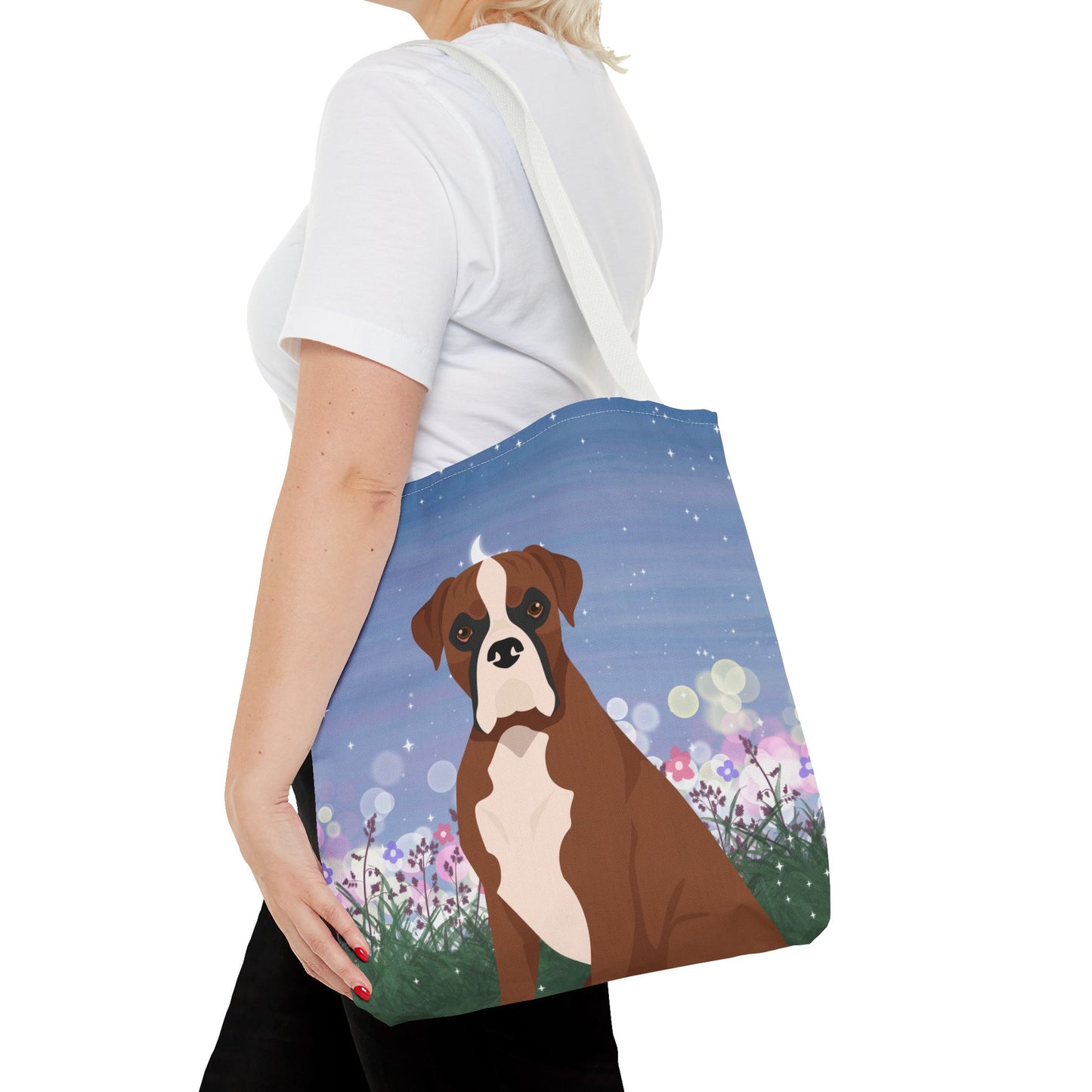 Boxer Dog Tote Bag 16x16