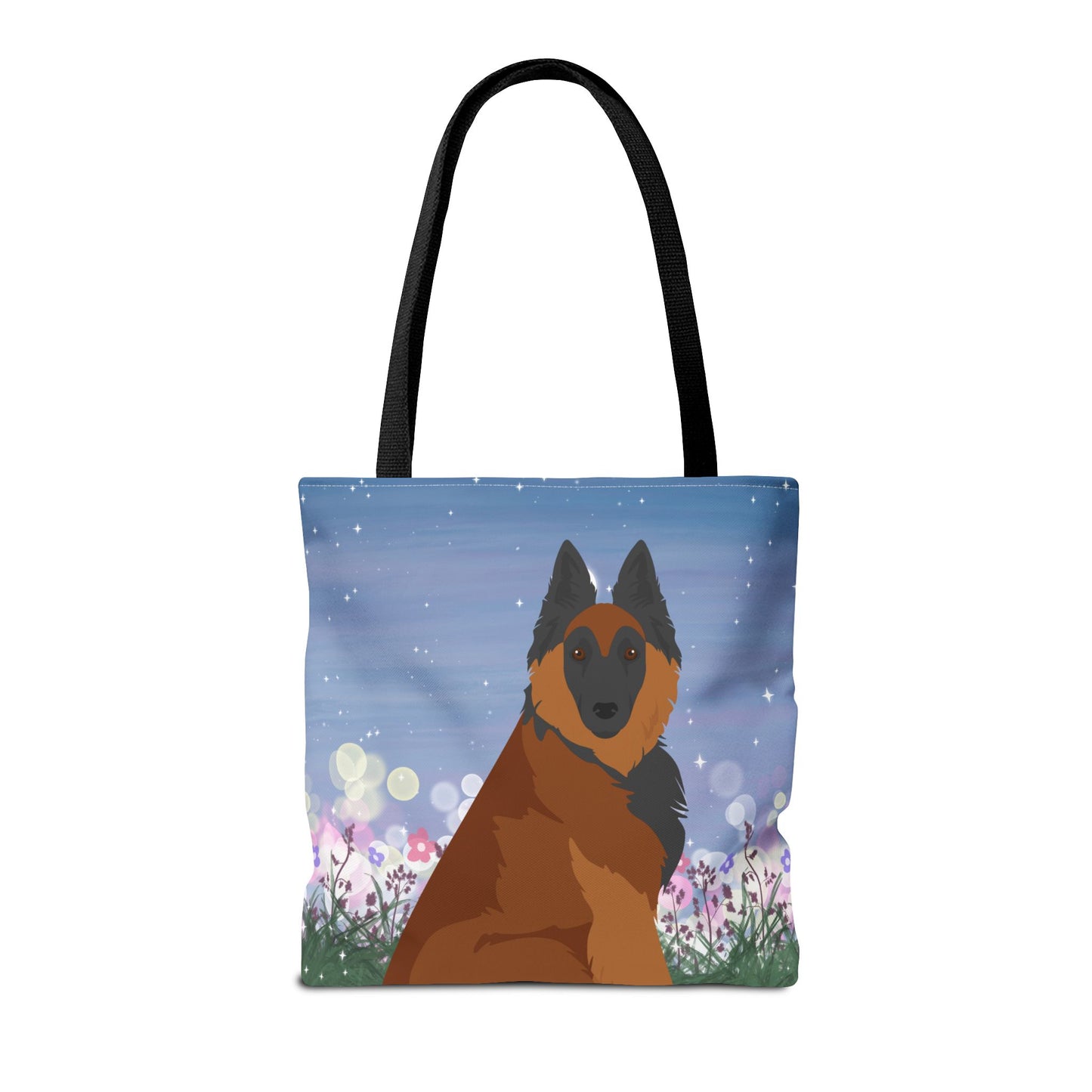 Belgian Tervuren Dog Tote Bag 16x16