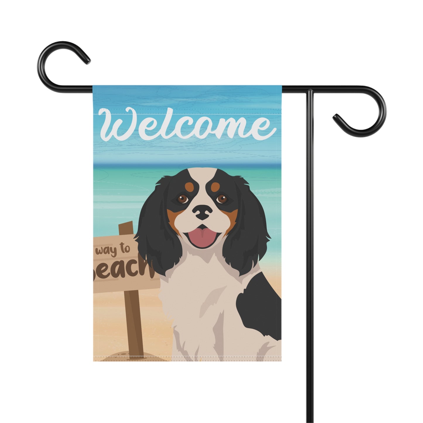 Cavalier King Charles Spaniel Dog Garden Flag