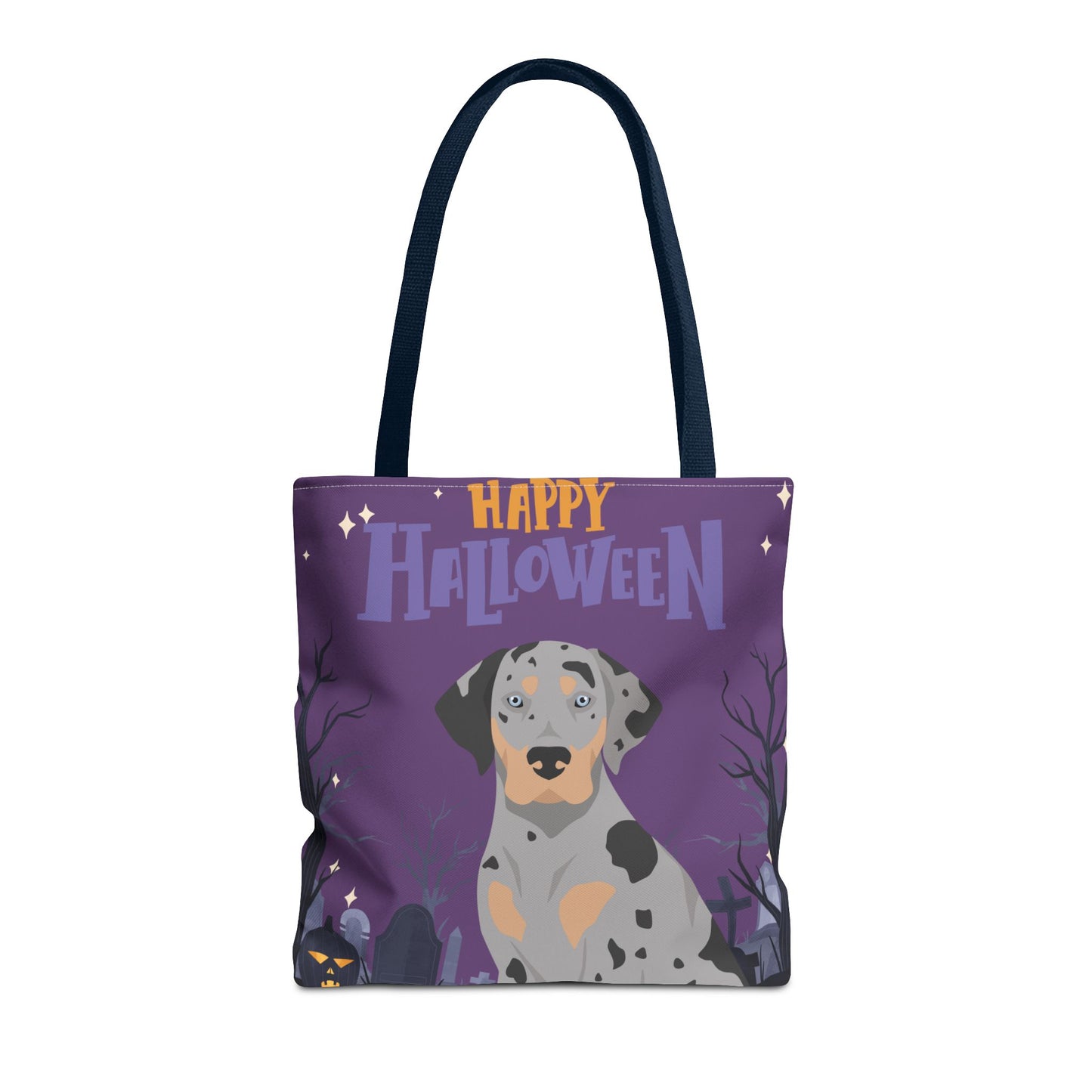 Catahoula Leopard Dog Dog Happy Halloween Tote Bag 16x16