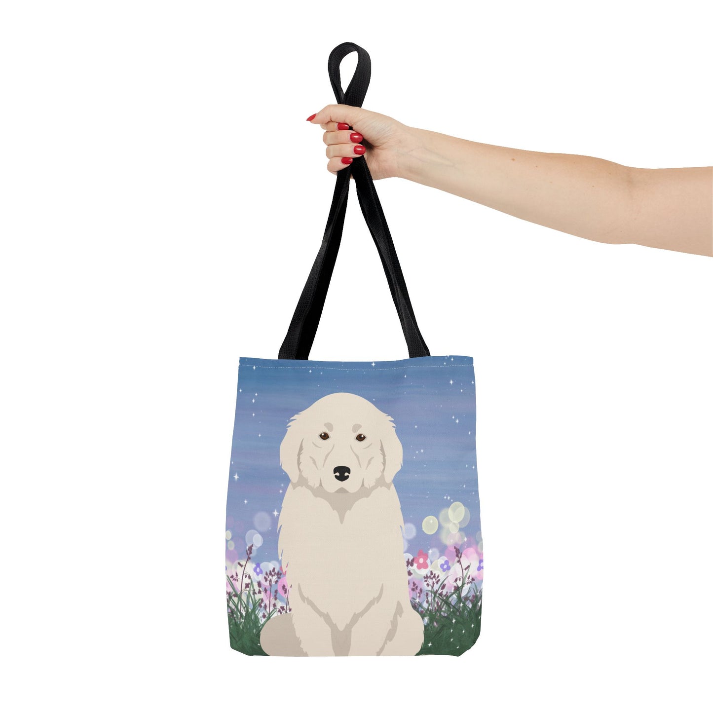 Great Pyrenees Dog Tote Bag 13x13