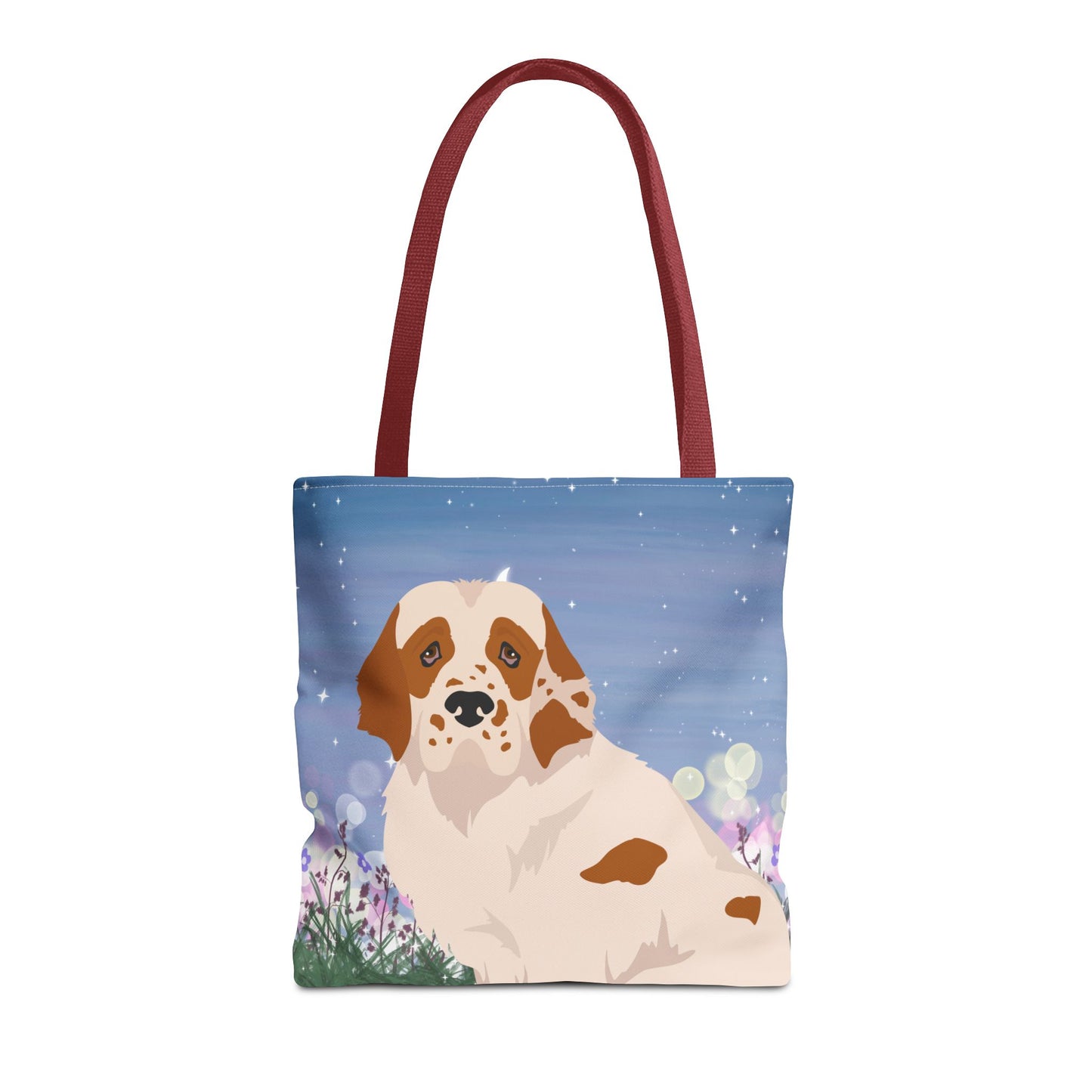 Clumber Spaniel Dog Tote Bag 16x16