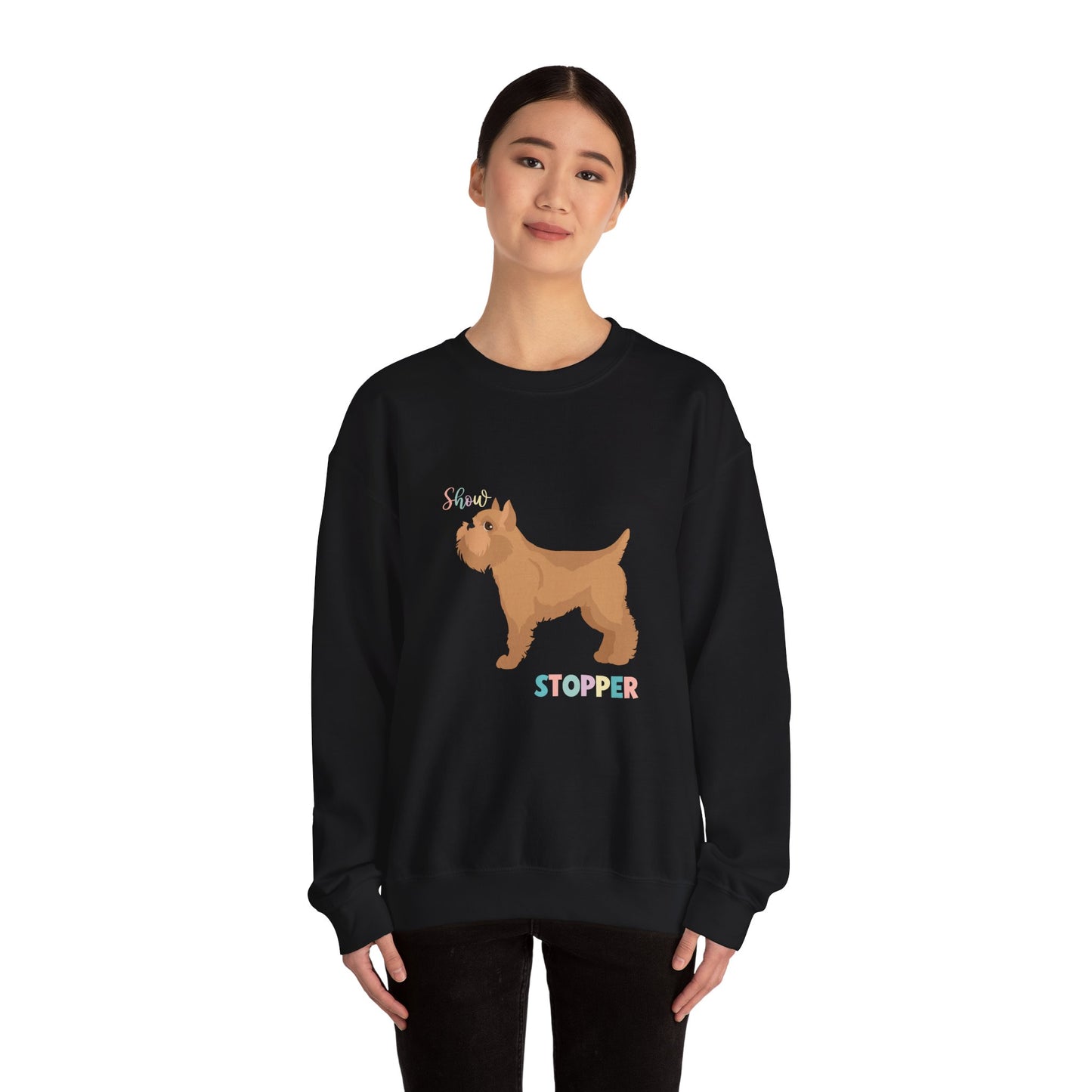 Brussels Griffion Dog Unisex Heavy Blend Crewneck Sweatshirt