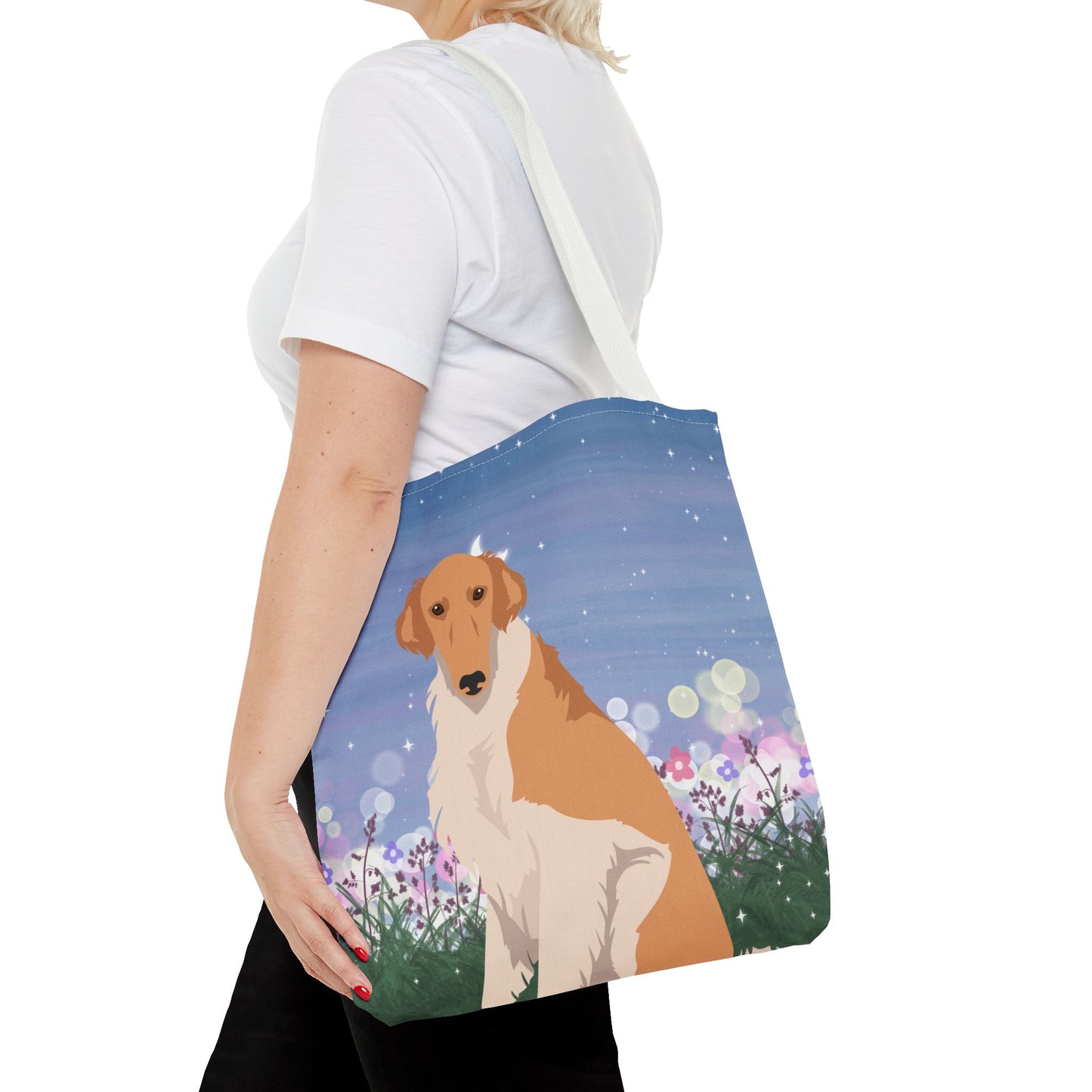 Borzoi Dog Tote Bag 16x16