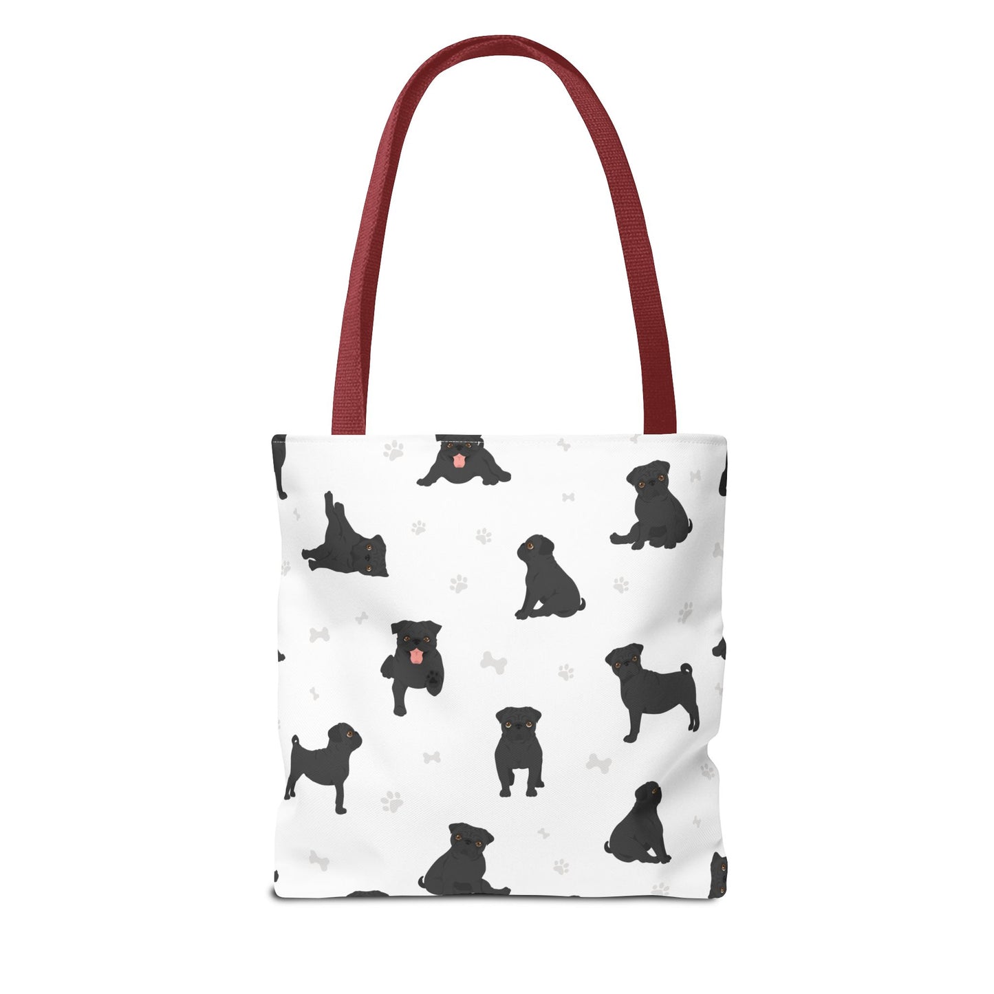 Pug Dog Tote Bag, Dog Mom Gift