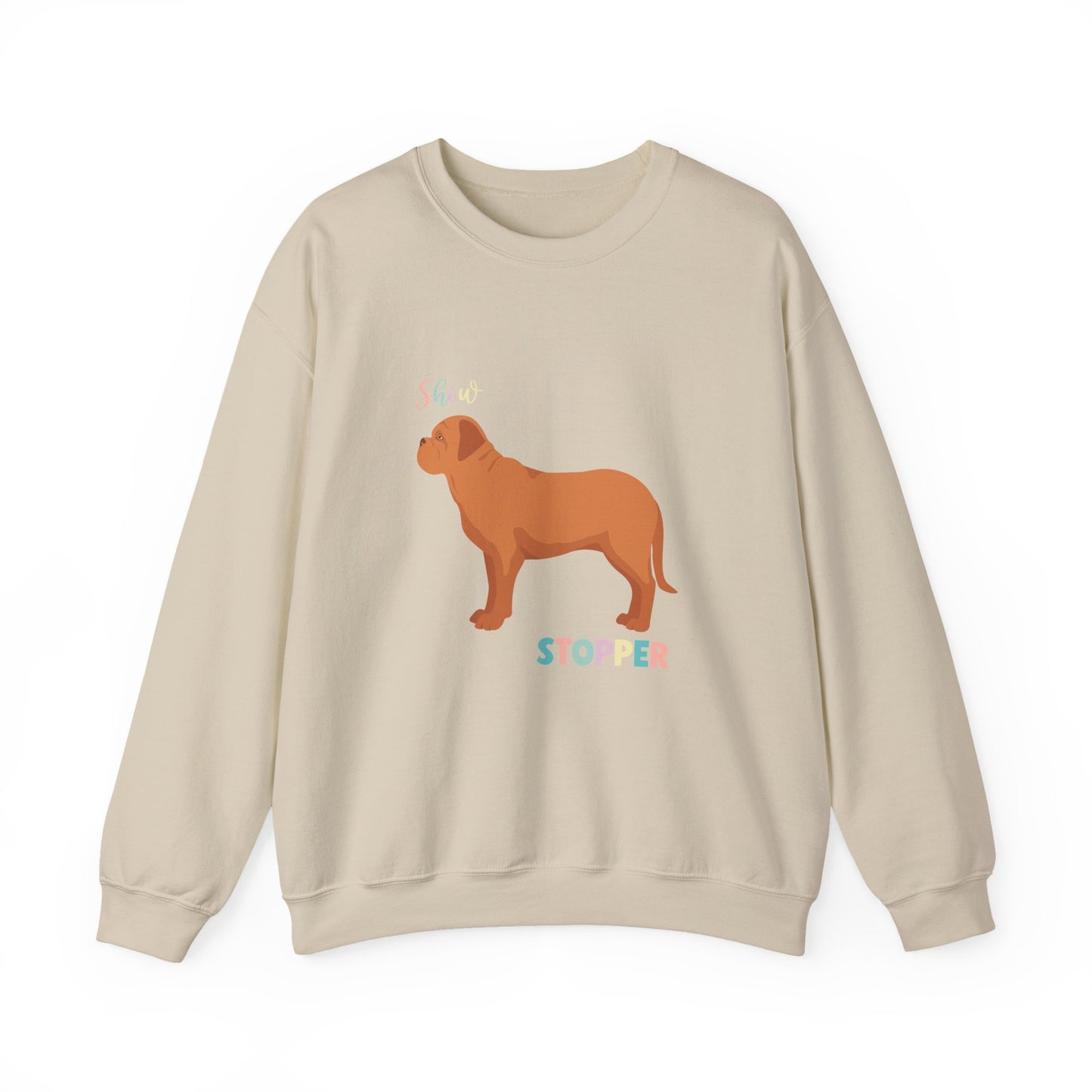Dogue De Bordeaux Dog Unisex Heavy Blend Crewneck Sweatshirt