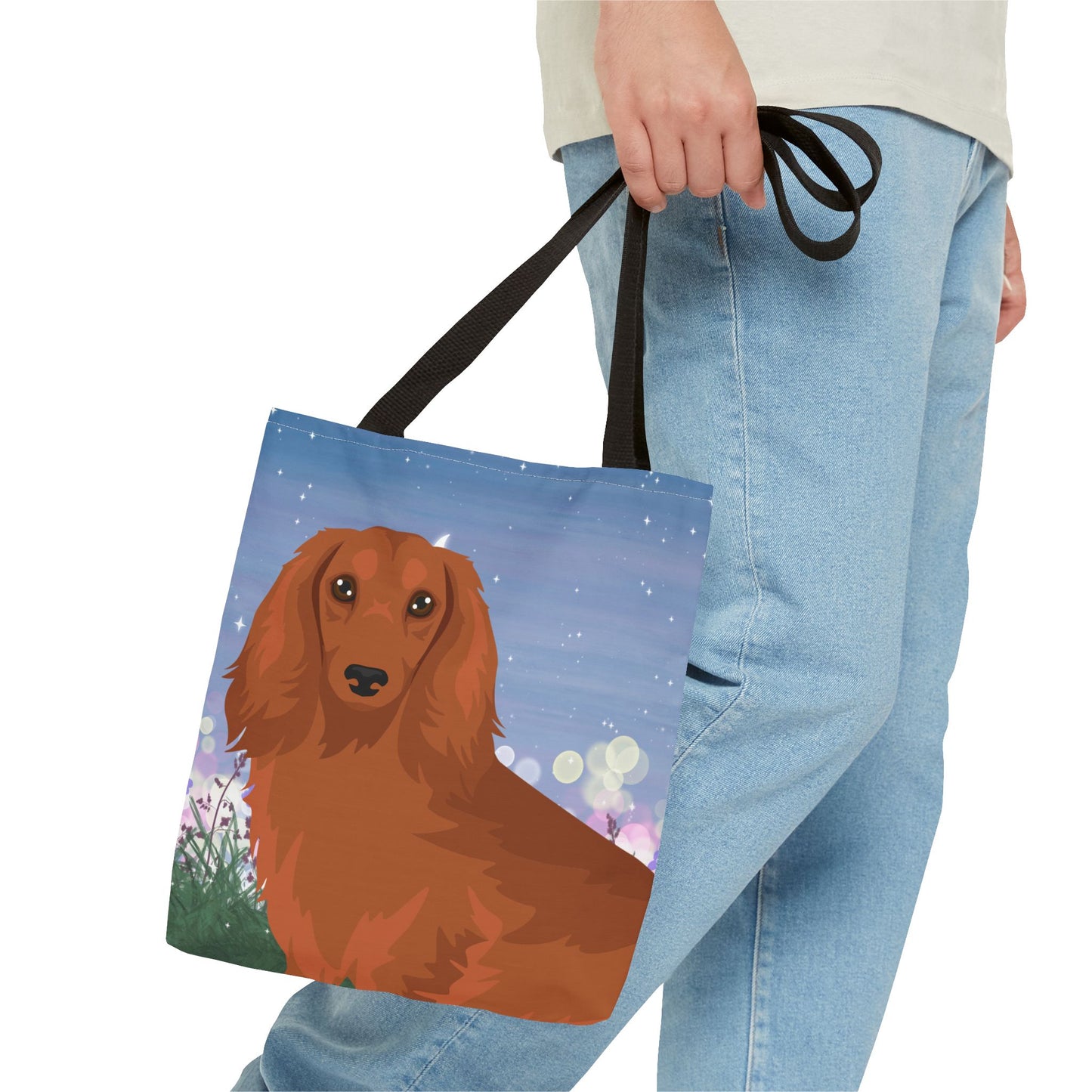 Dachshund Dog Tote Bag 13x13