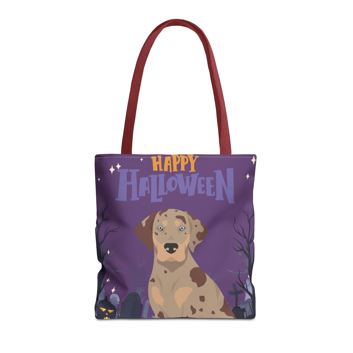 Catahoula Leopard Dog Dog Happy Halloween Tote Bag 16x16
