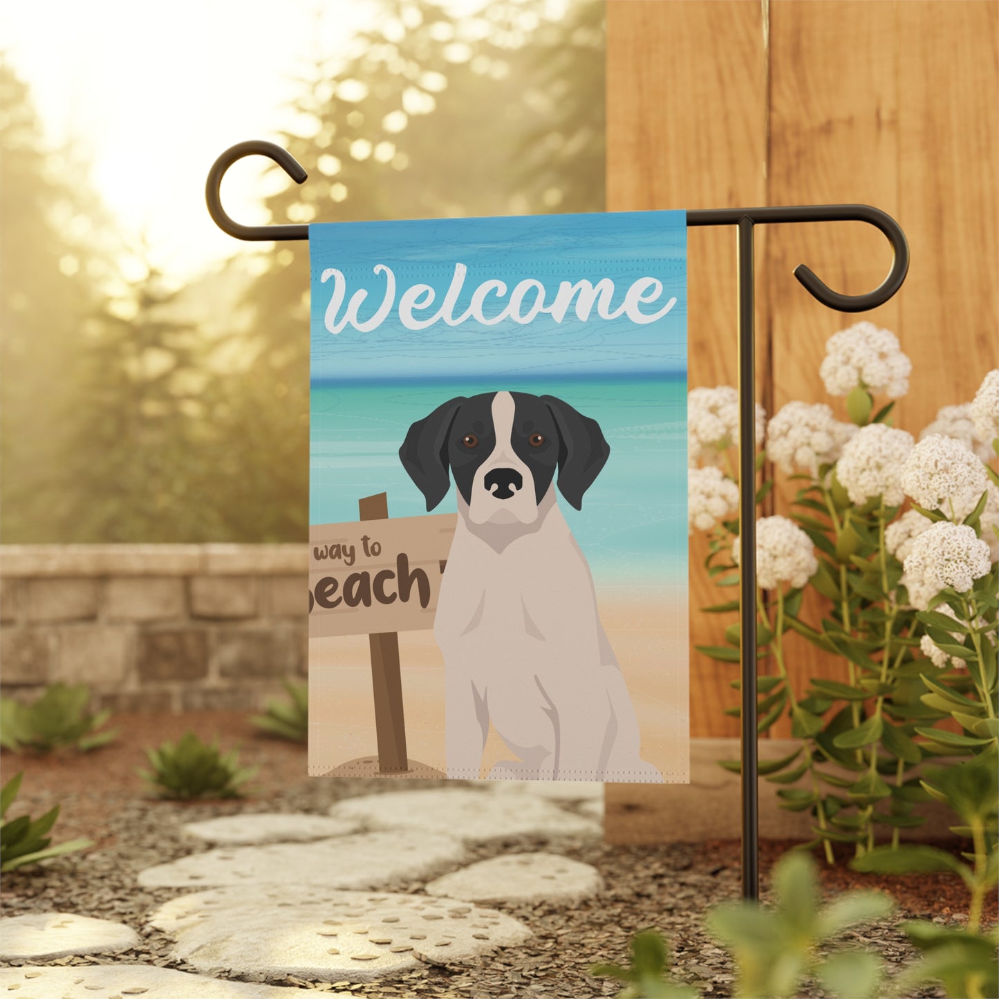Pointing Dog Garden Flag