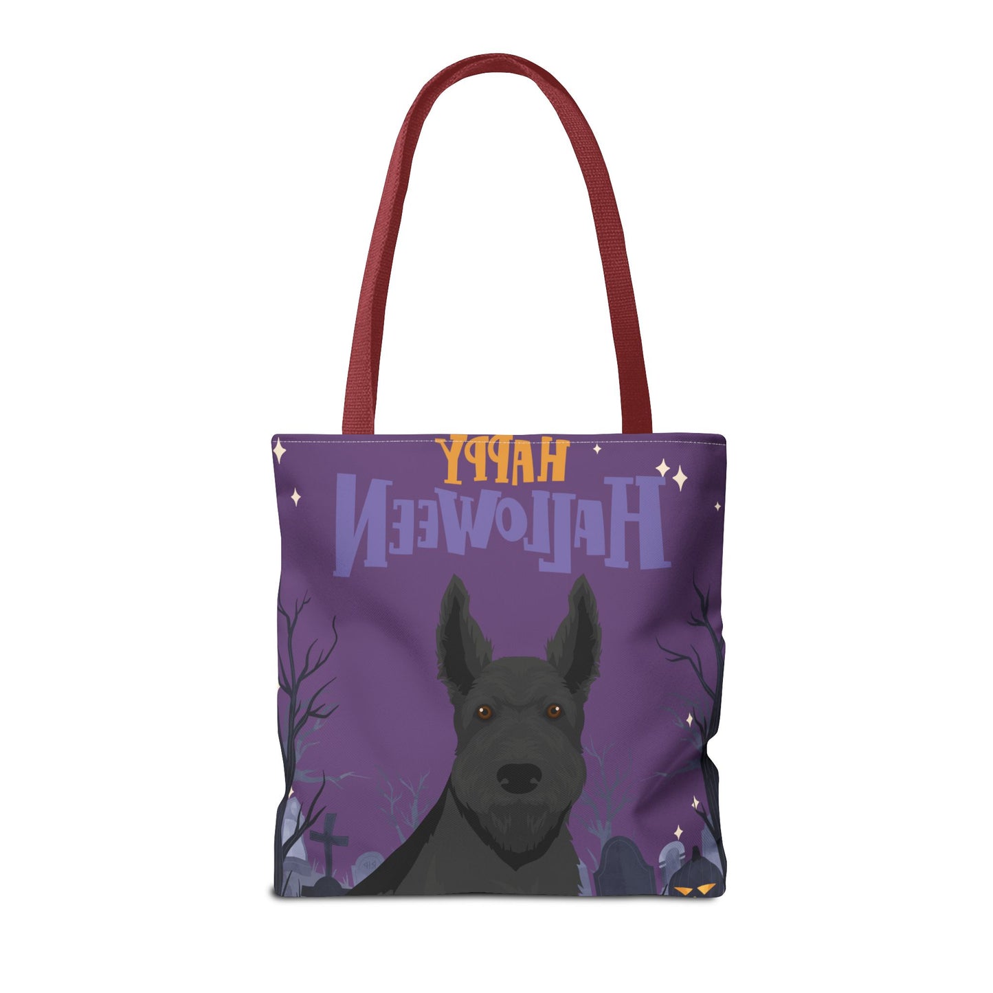 Scottish Terrier Dog Happy Halloween Tote Bag 16x16