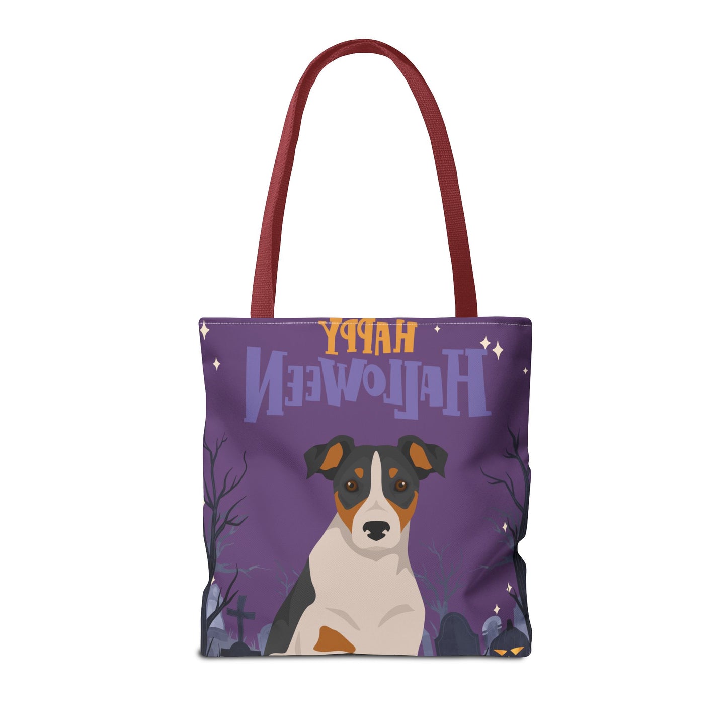 Parson Russell Terrier Dog Happy Halloween Tote Bag 16x16
