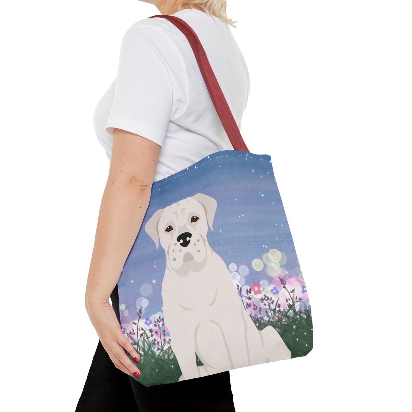 Dogo Argentino Dog Tote Bag 16x16