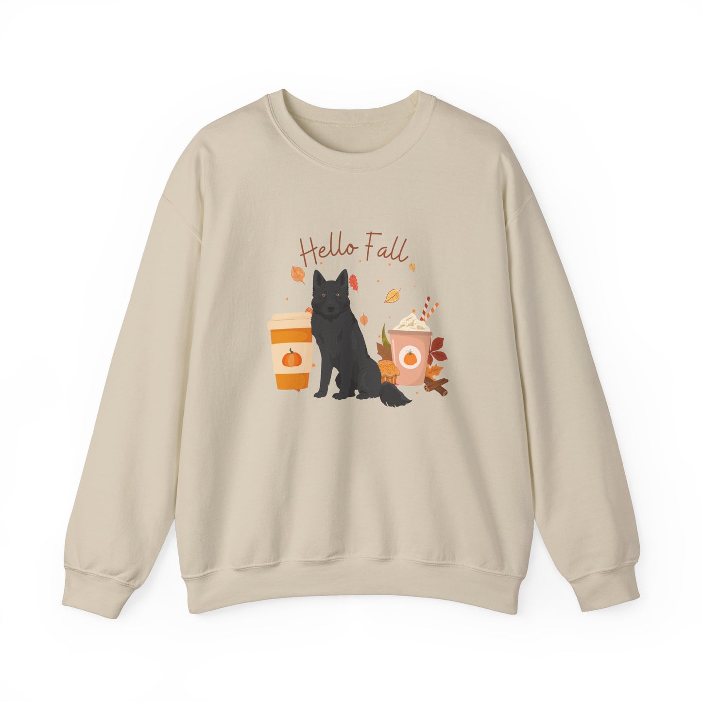 Blue Bay Shepherd Dog Fall Halloween Unisex Heavy Blend Crewneck Sweatshirt