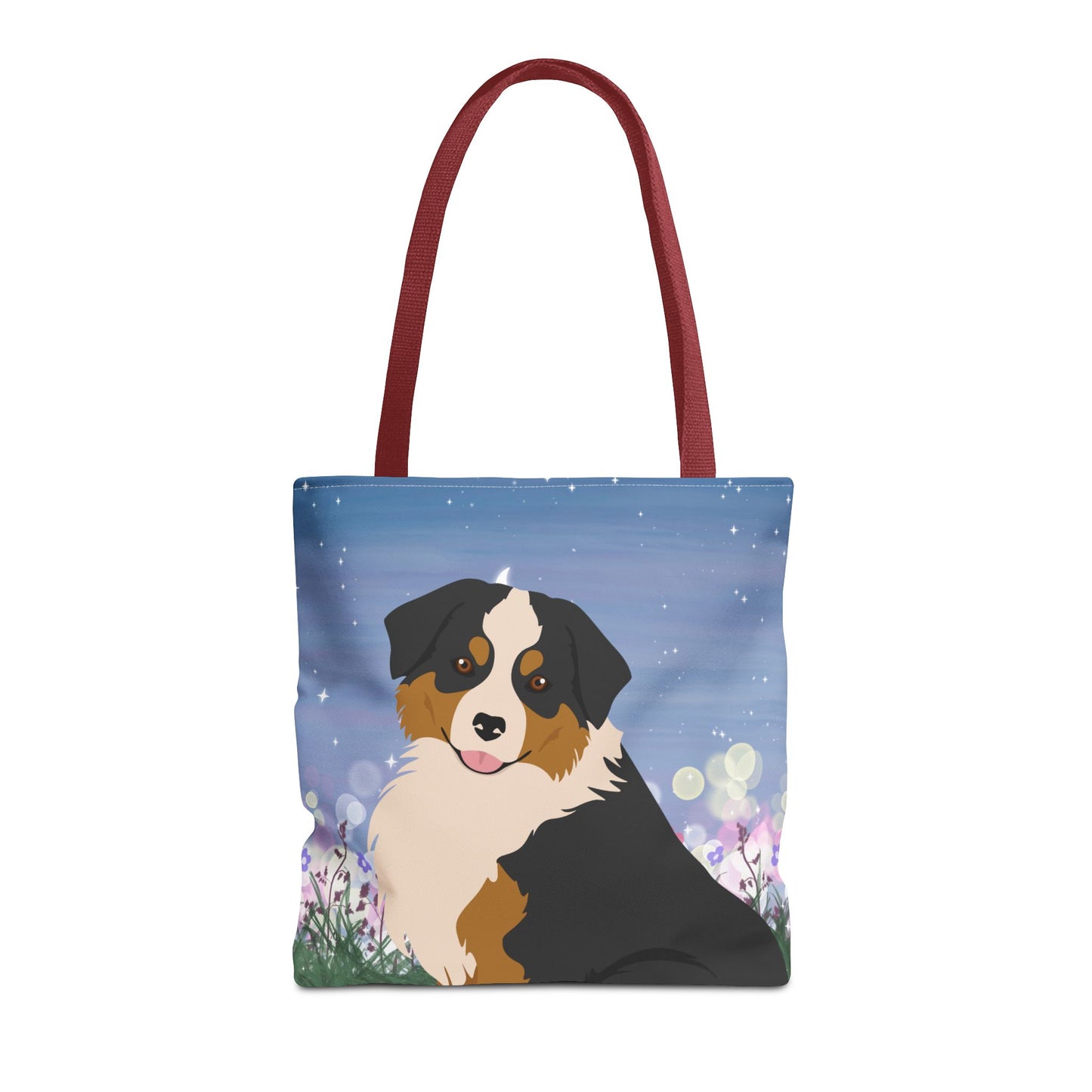 Miniature American Shepherd Dog Tote Bag 16x16
