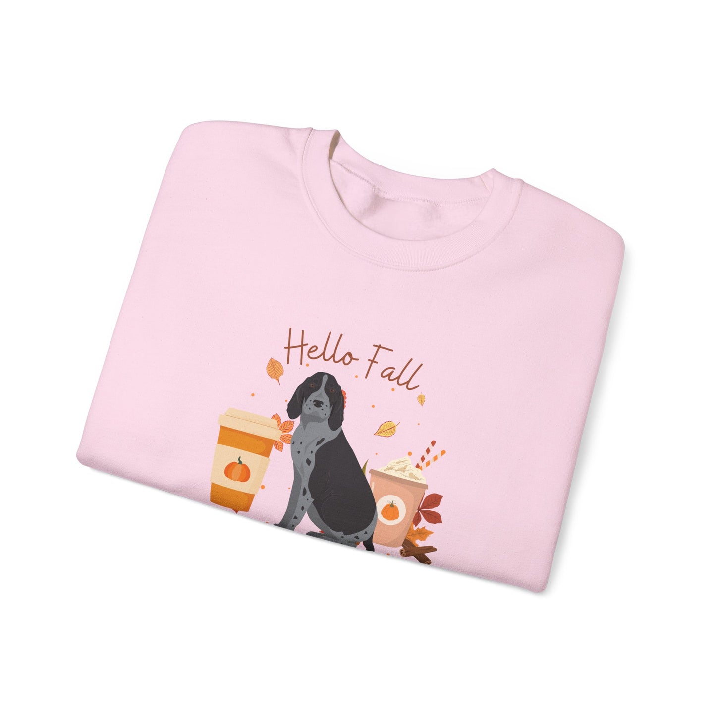 American English Coonhound Dog Fall Unisex Heavy Blend Crewneck Sweatshirt