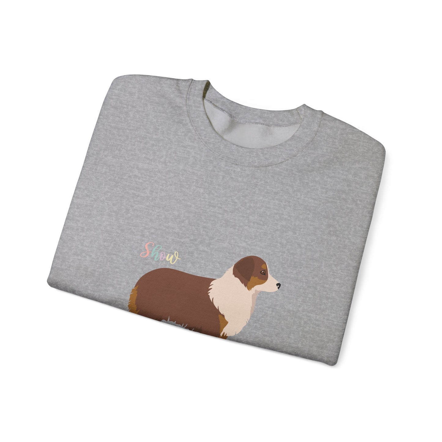 Miniature American Shepherd Dog Unisex Heavy Blend Crewneck Sweatshirt