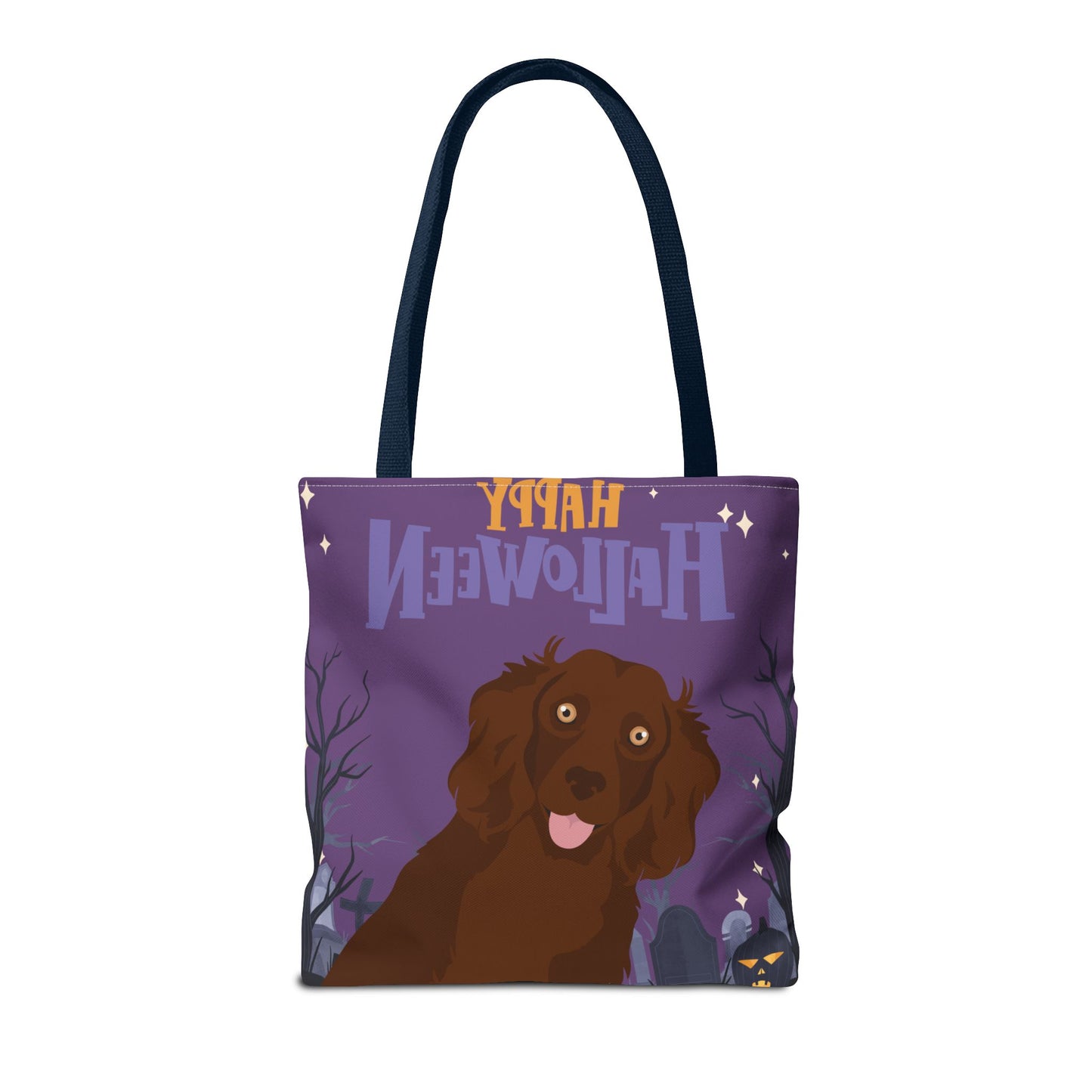 Boykin Spaniel Dog Happy Halloween Tote Bag 16x16