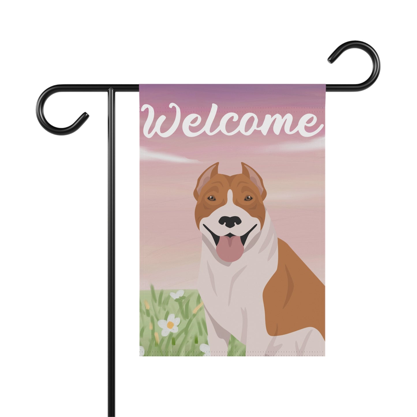 Pit Bull Dog Welcome Garden Flag