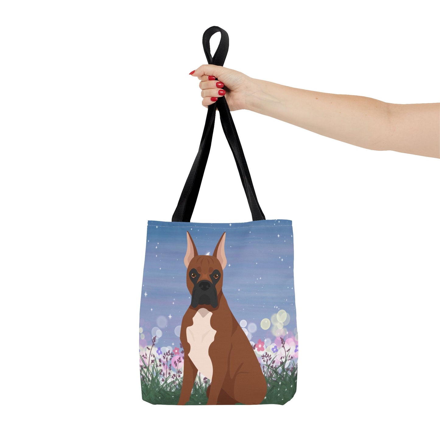 Boxer Dog Tote Bag 13x13