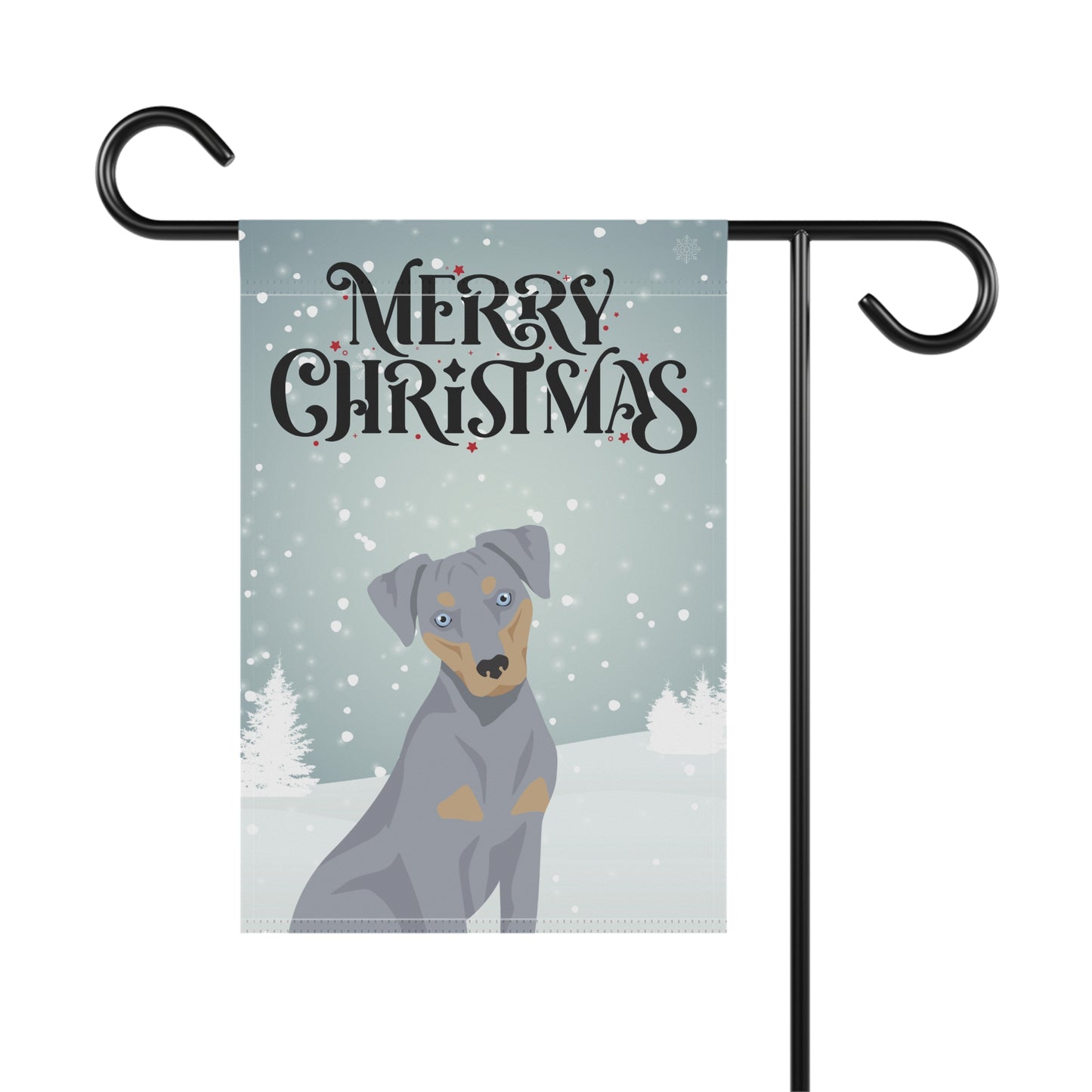 Blue Lacy Dog Garden Flag