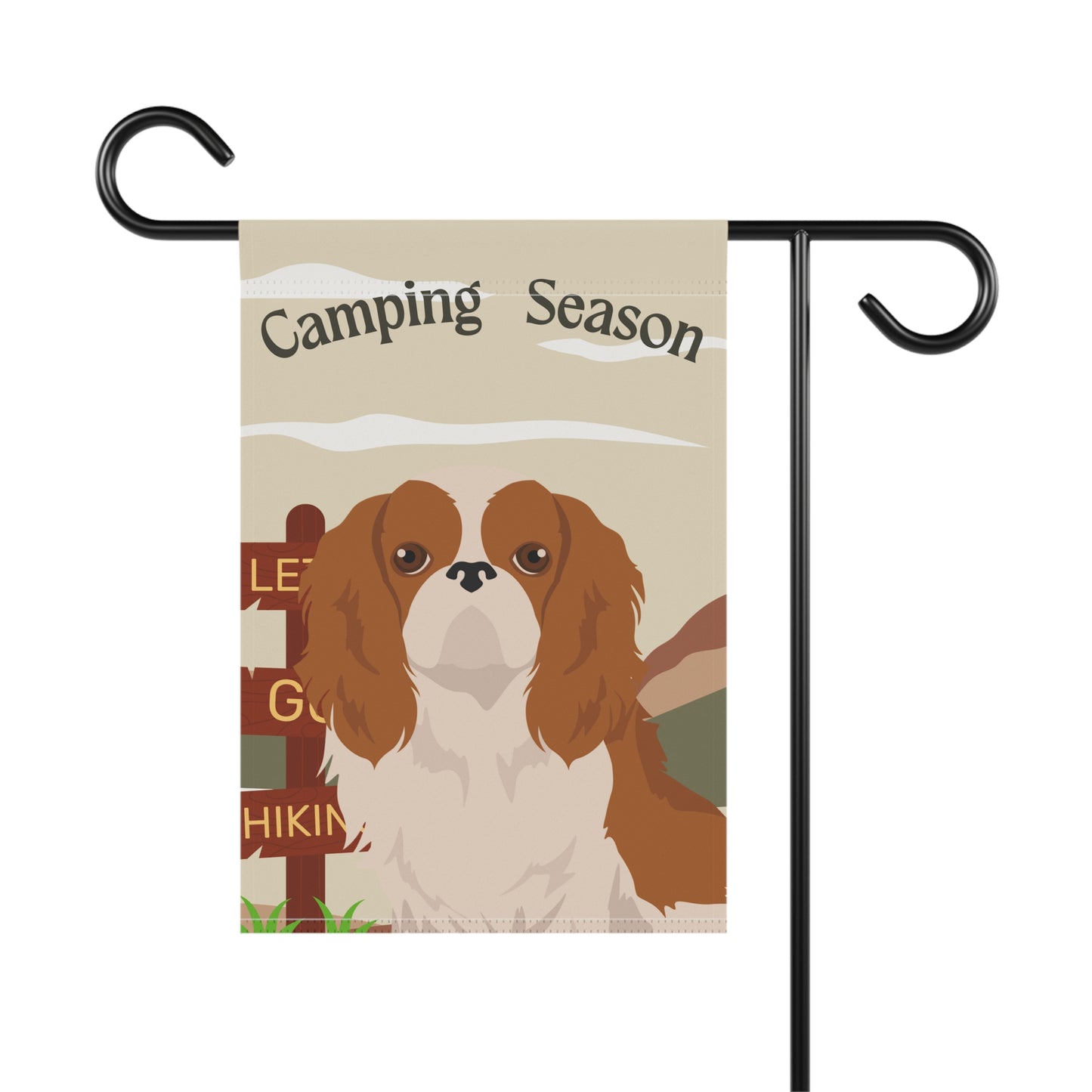 English Toy Spaniel Dog Camping Garden Flag