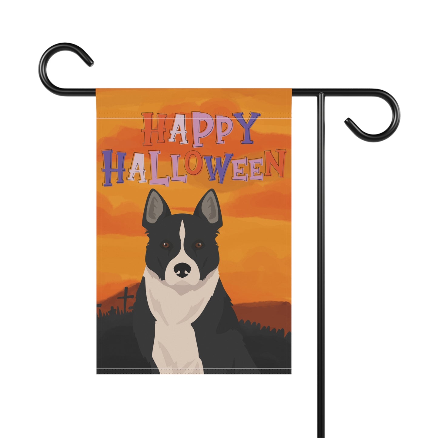 Karelian Bear Dog Dog Halloween Garden Flag