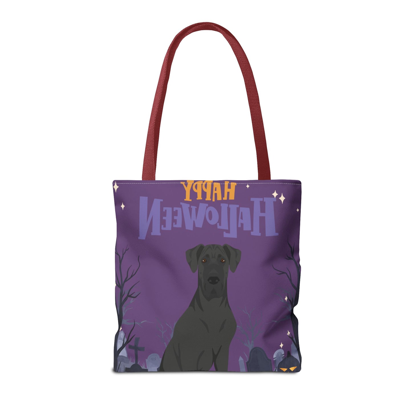Great Dane Dog Happy Halloween Tote Bag 16x16