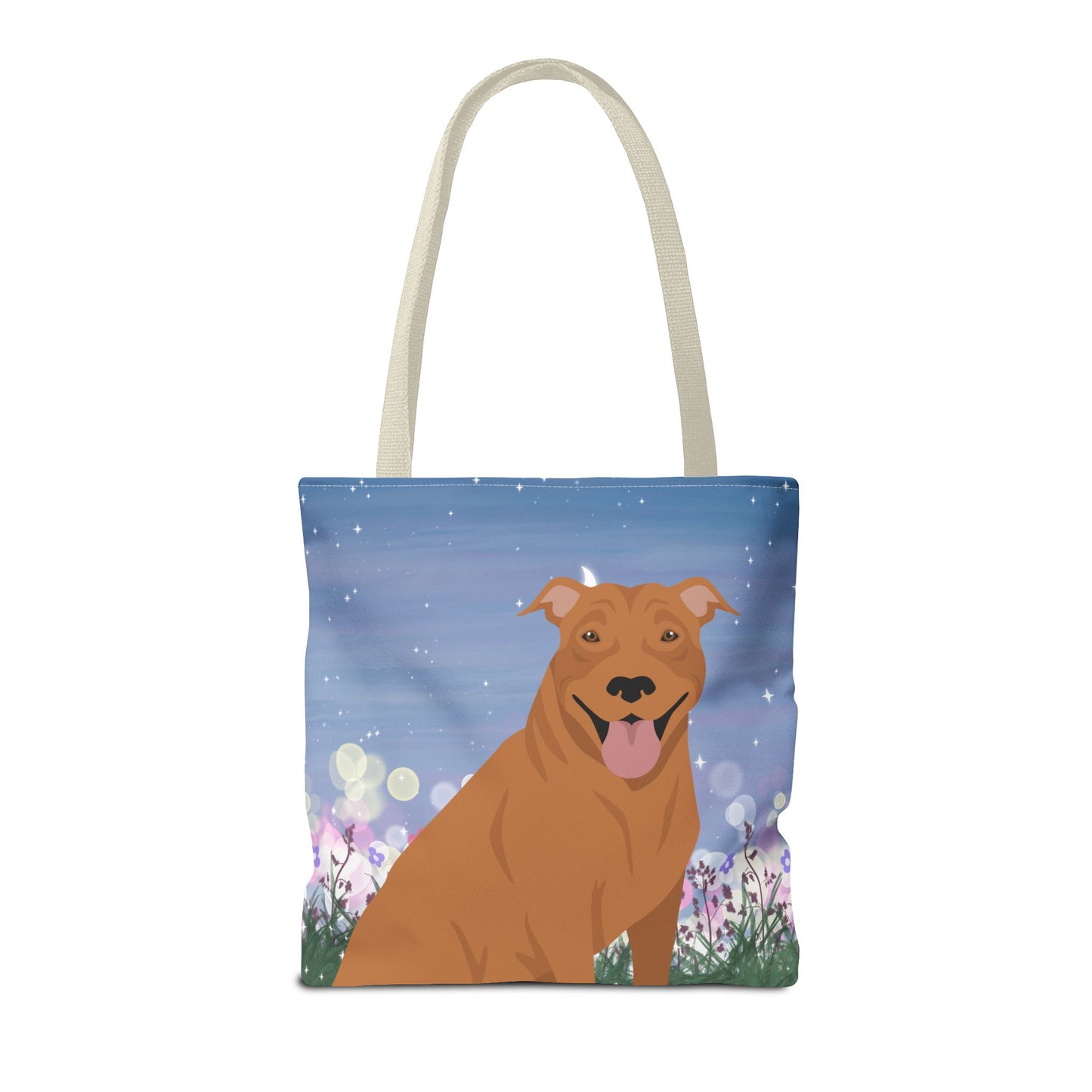 Pit Bull Dog Tote Bag 16x16