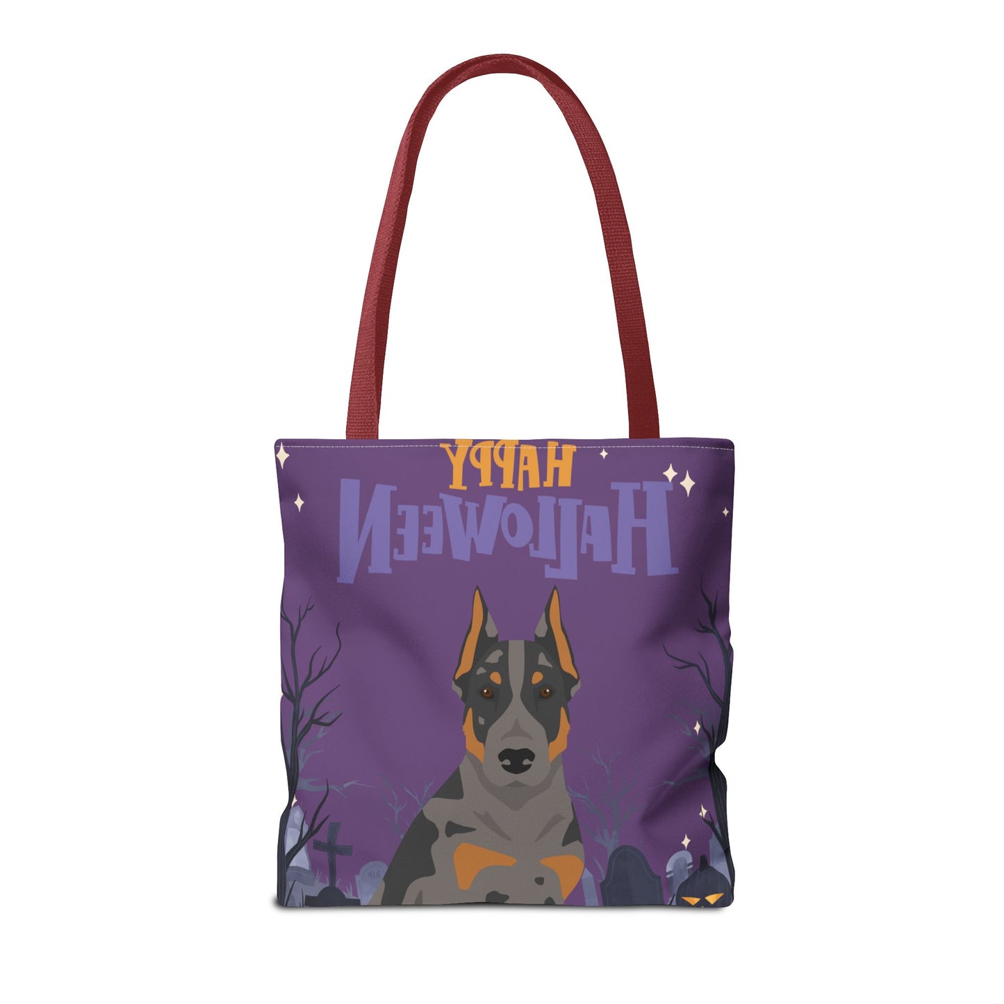 Beauceron Dog Happy Halloween Tote Bag 16x16