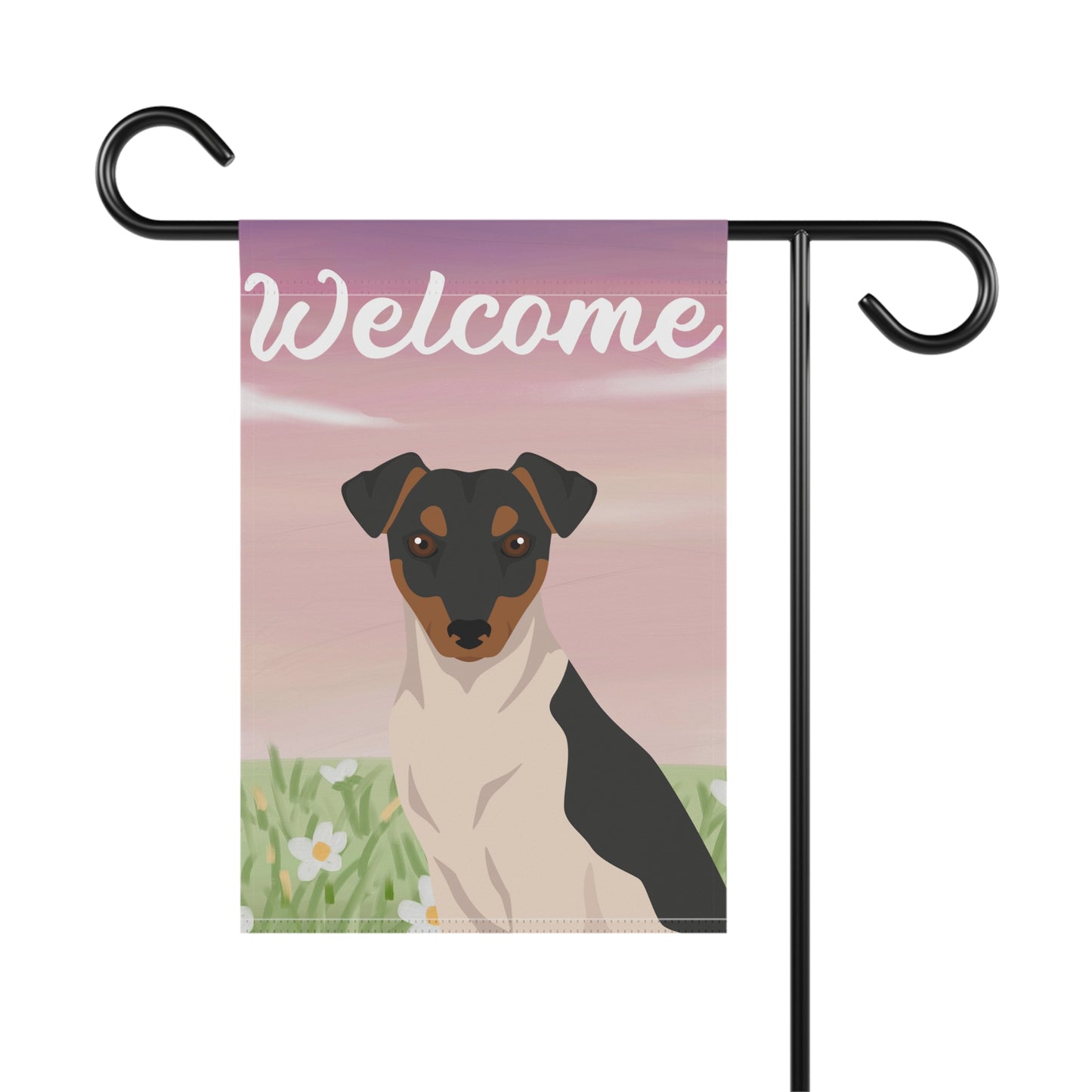 Brazilian Terrier Dog Welcome Garden Flag