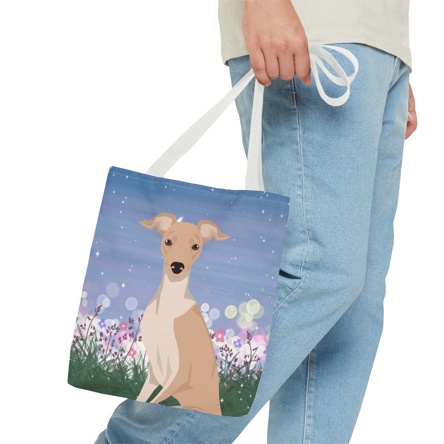 Italian Greyhound Dog Tote Bag 13x13