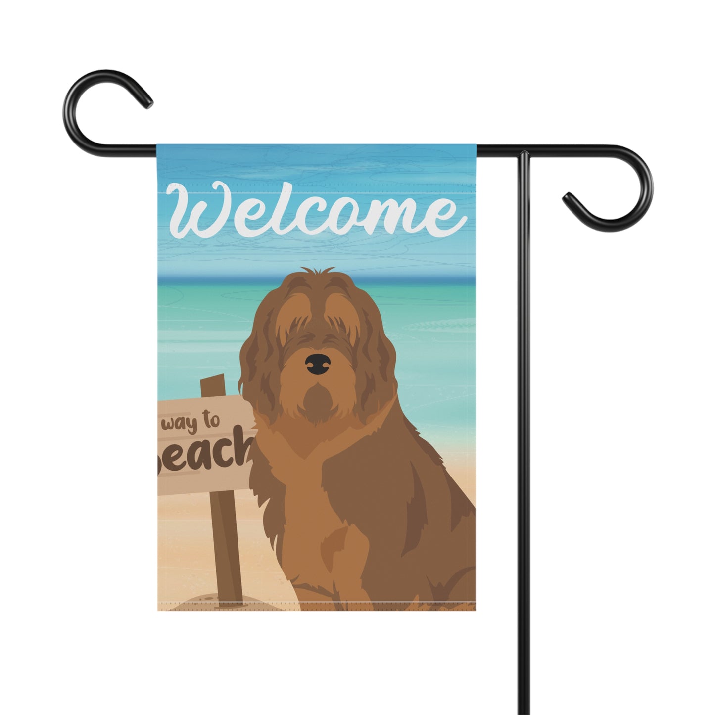 Otterhound Dog Garden Flag