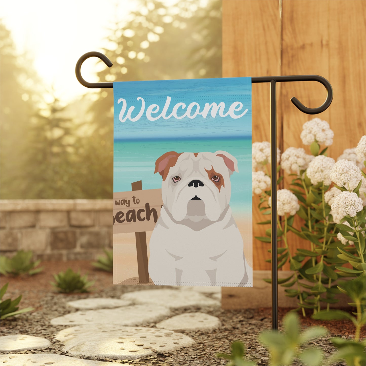 Bulldog Dog Garden Flag