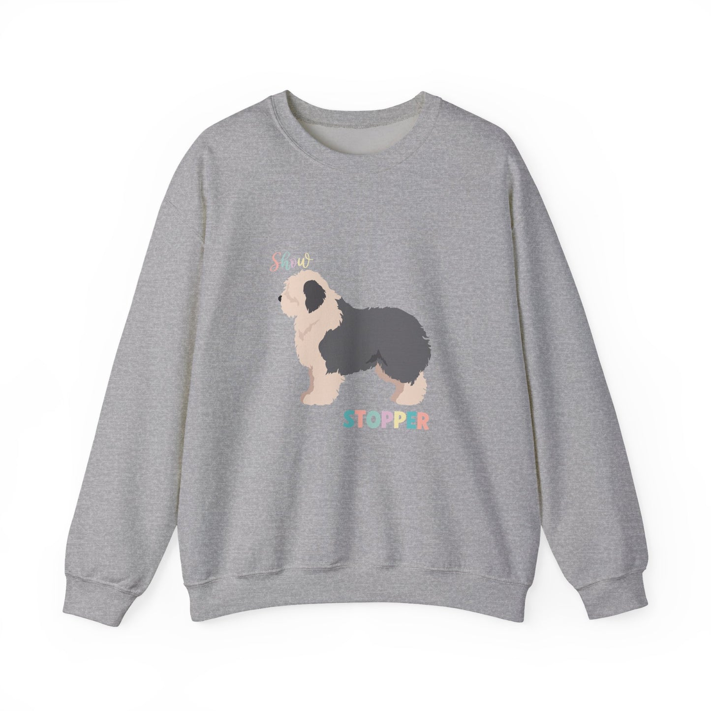 Old English Sheepdog Dog Unisex Heavy Blend Crewneck Sweatshirt