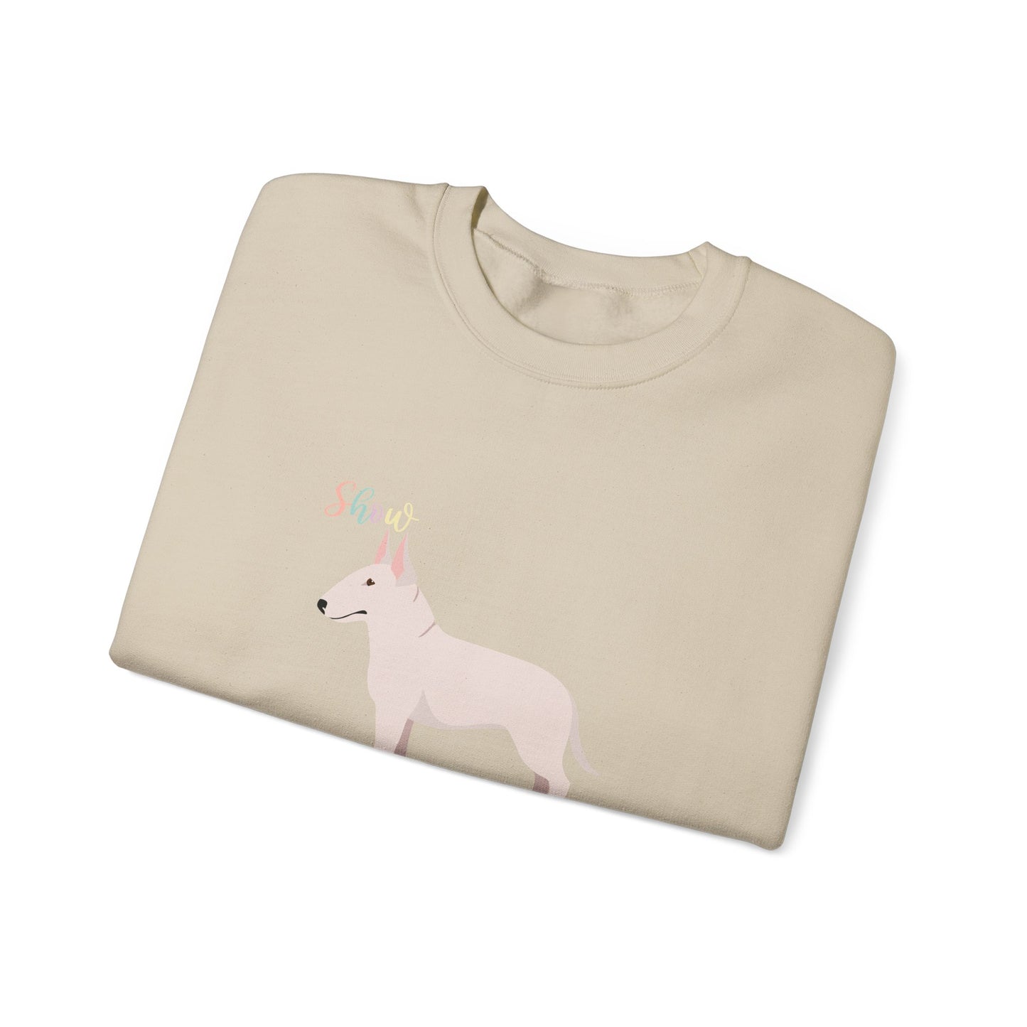 Bull Terrier Dog Unisex Heavy Blend Crewneck Sweatshirt