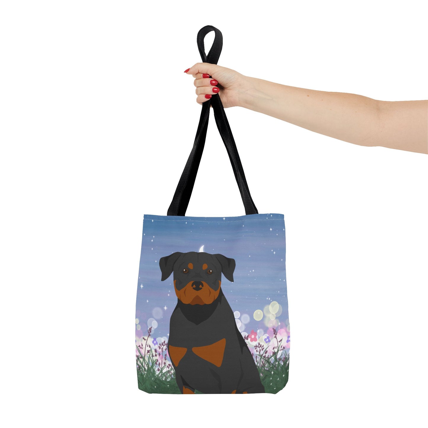 Rottweiler Dog Tote Bag 13x13