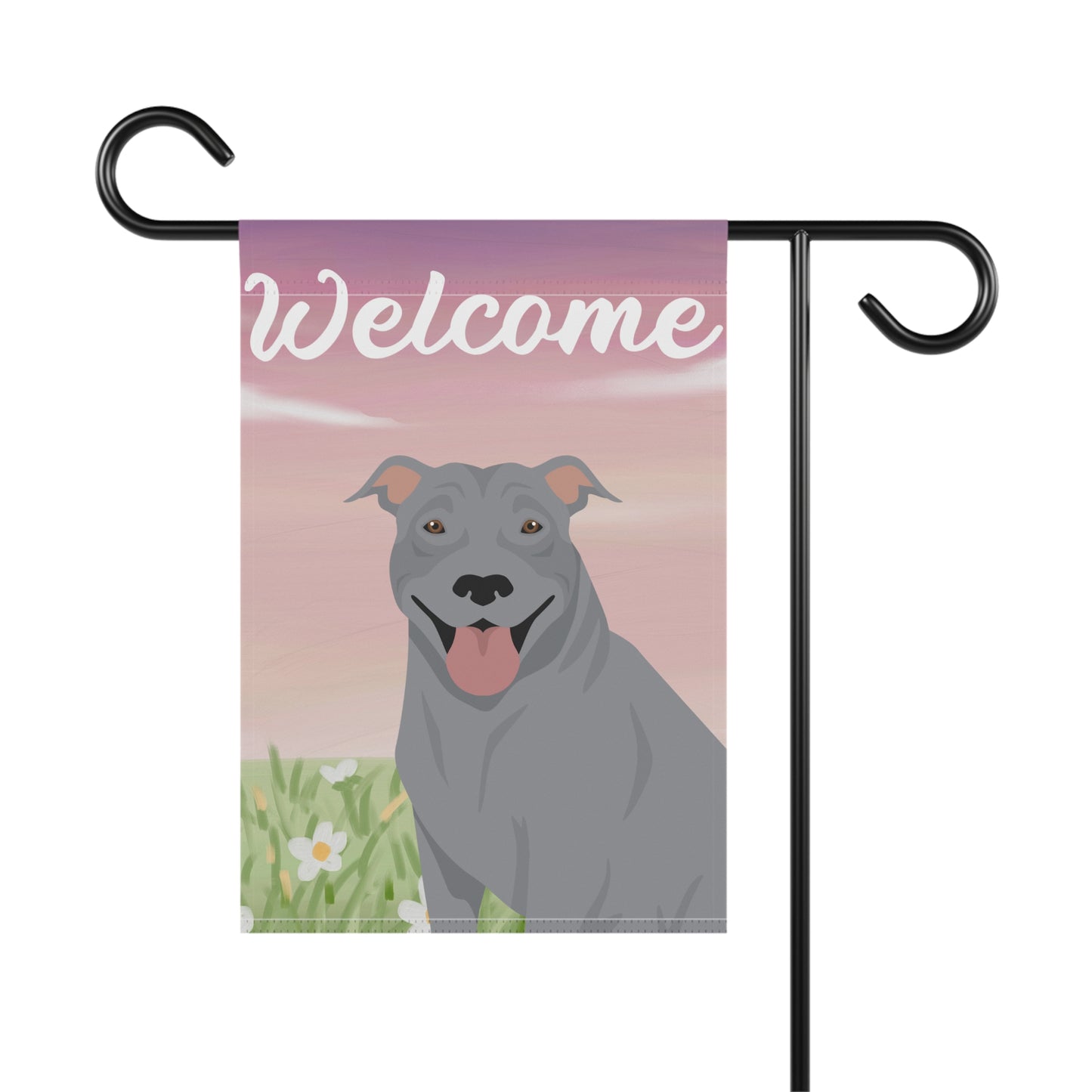 Pit Bull Dog Welcome Garden Flag
