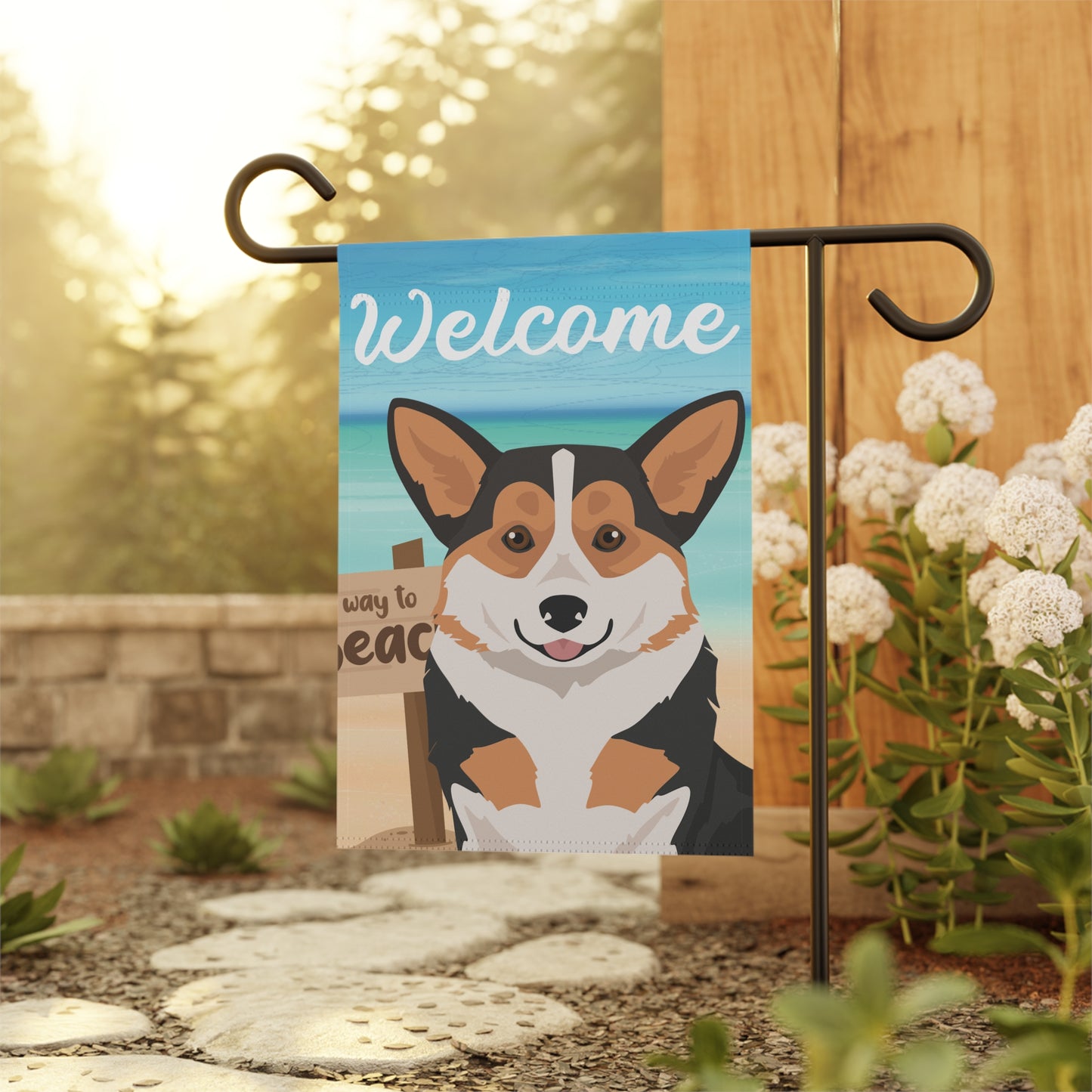 Pembroke Welsh Corgi Dog Garden Flag