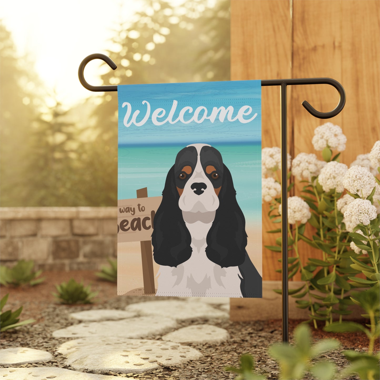 Cocker Spaniel Dog Garden Flag