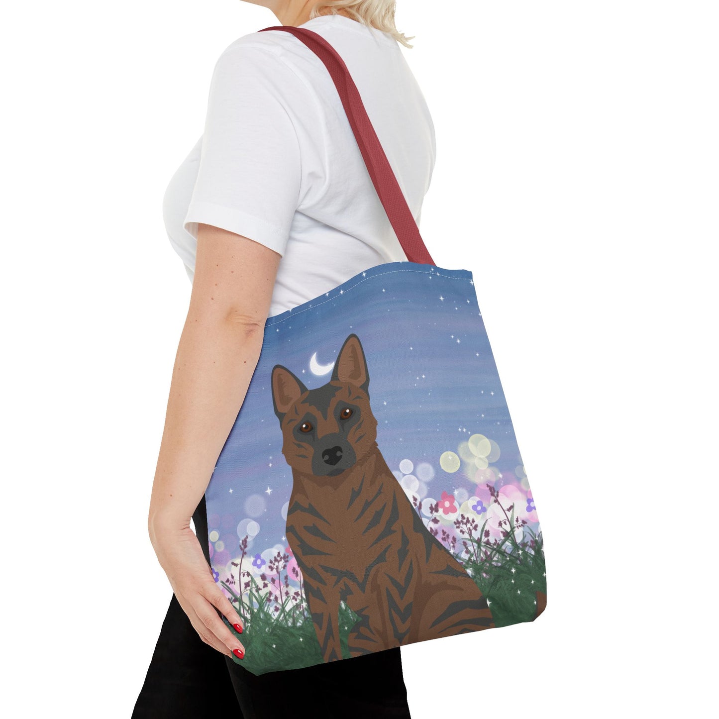 Kai Ken Dog Tote Bag 16x16