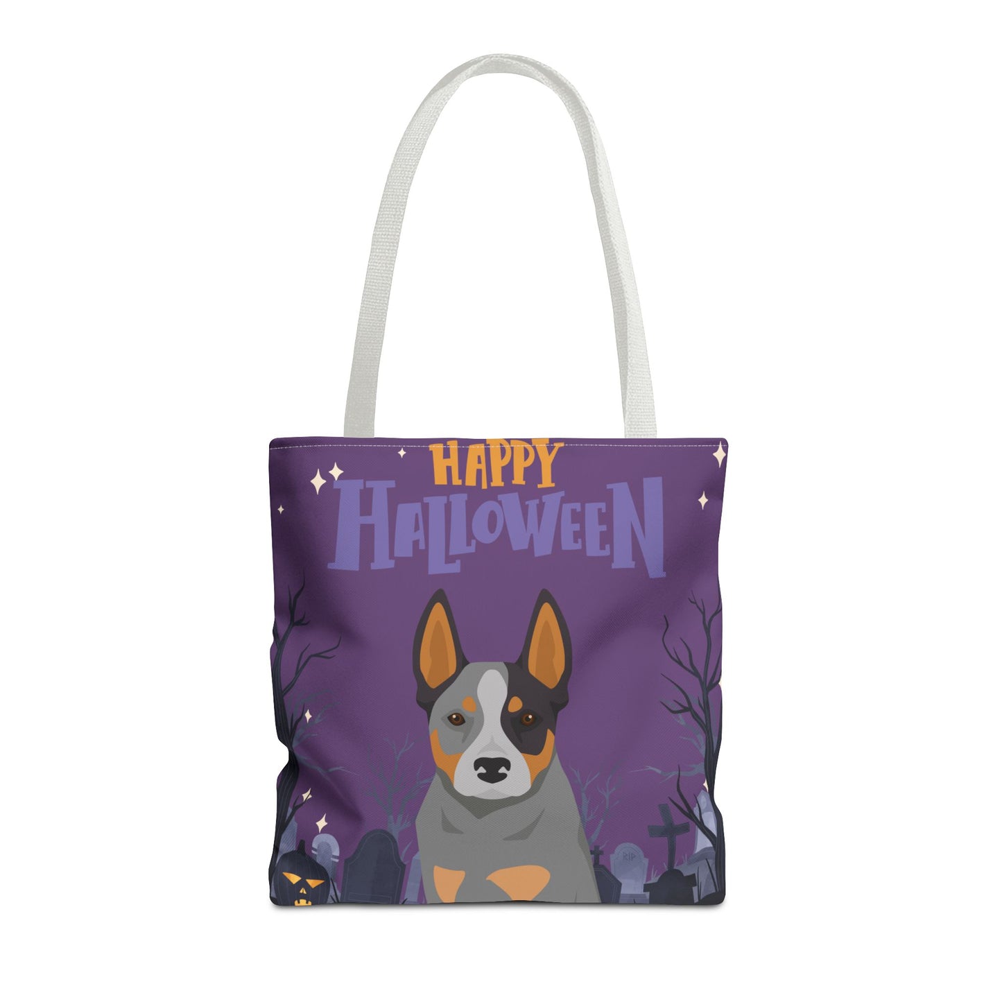 Australian Cattle Dog Dog Happy Halloween Tote Bag 16x16