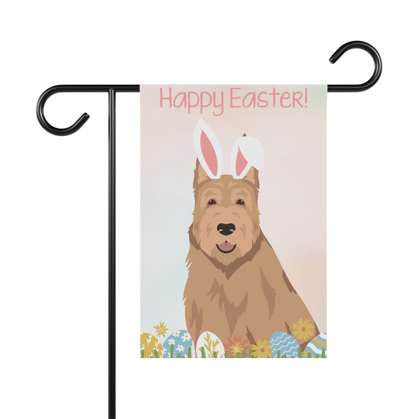 Berger Picard Dog Happy Easter Garden Flag